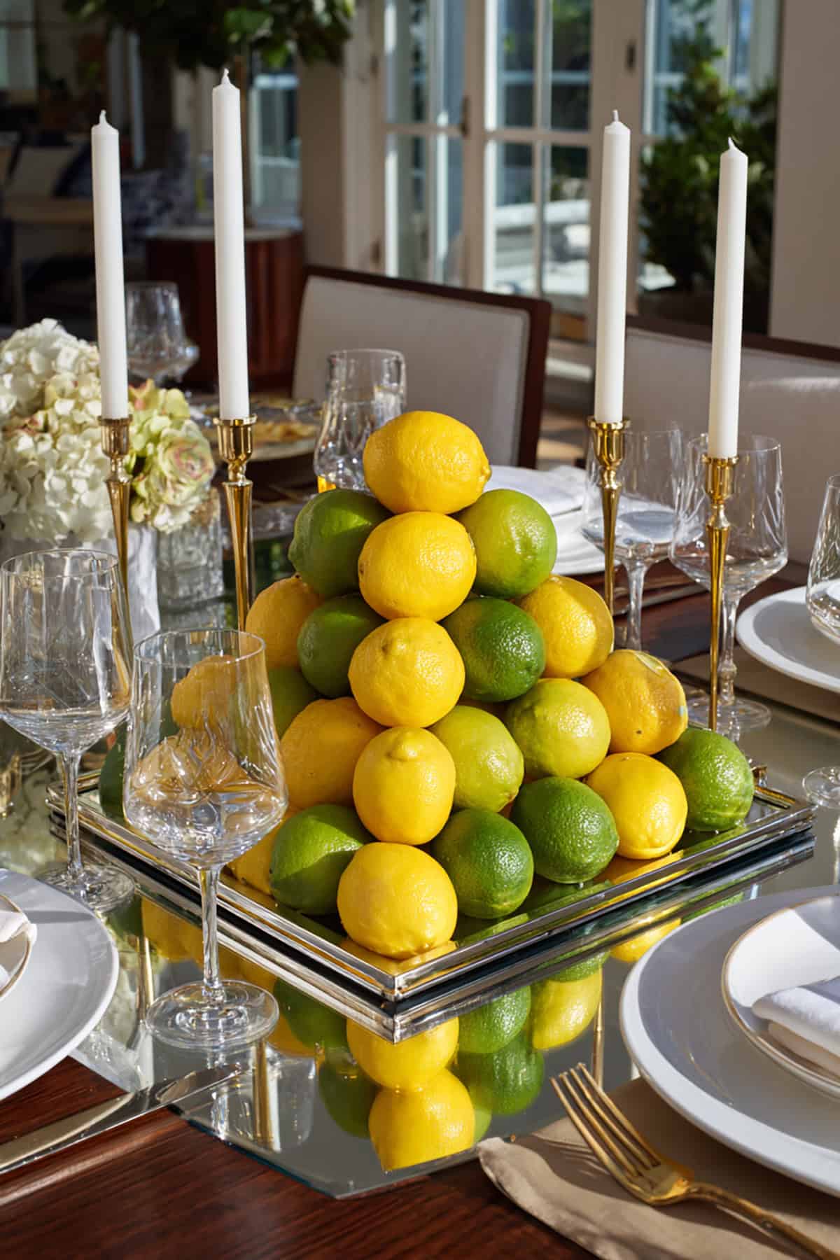 Citrus Pyramid Centerpiece