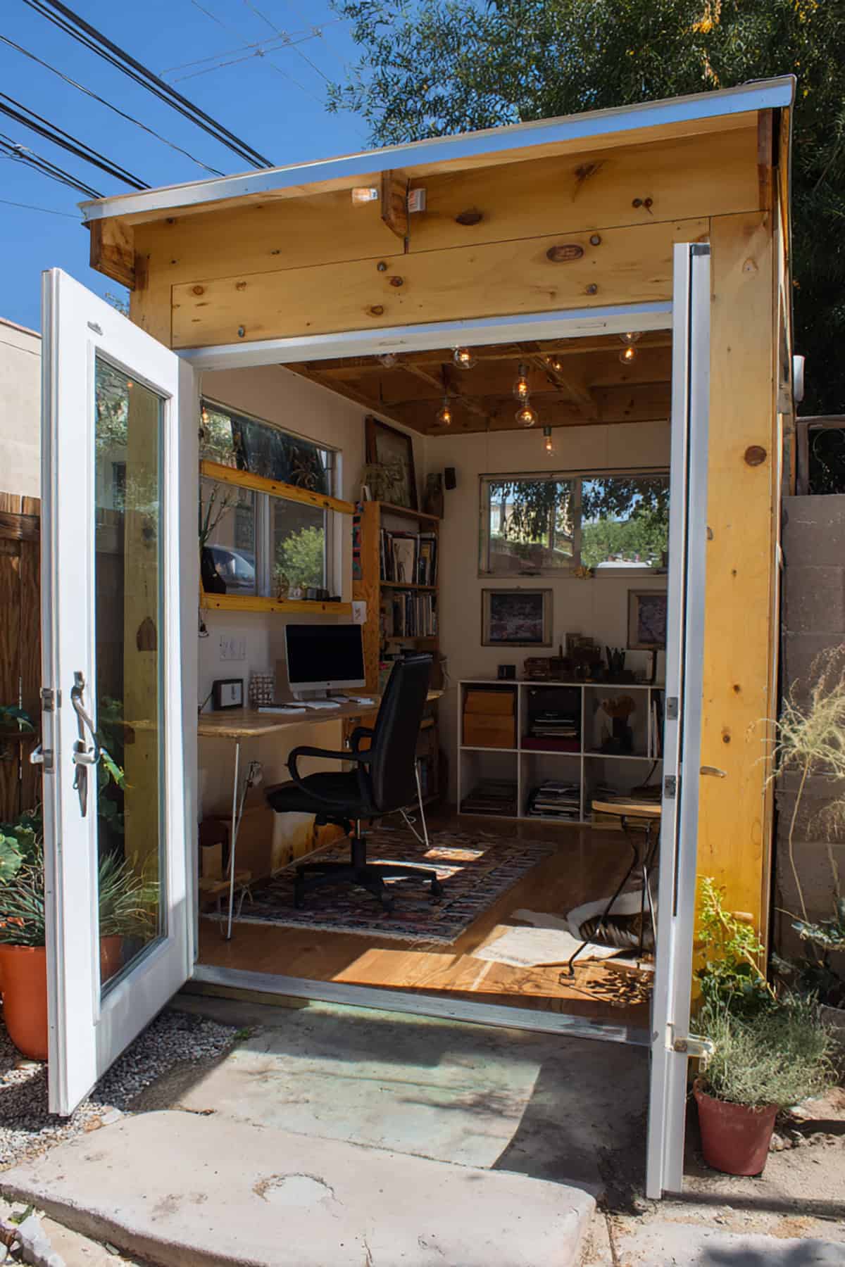 Compact Backyard Office Shed