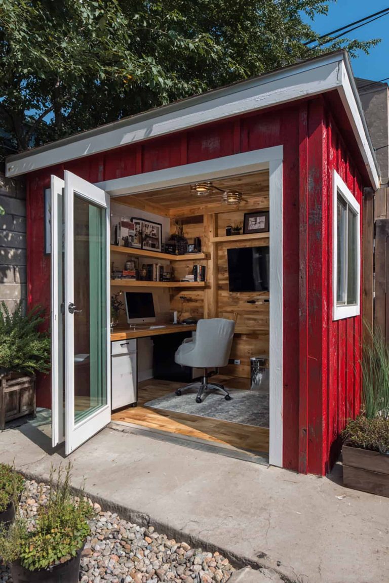 34 Amazing She Shed Office Ideas That Boost Motivation