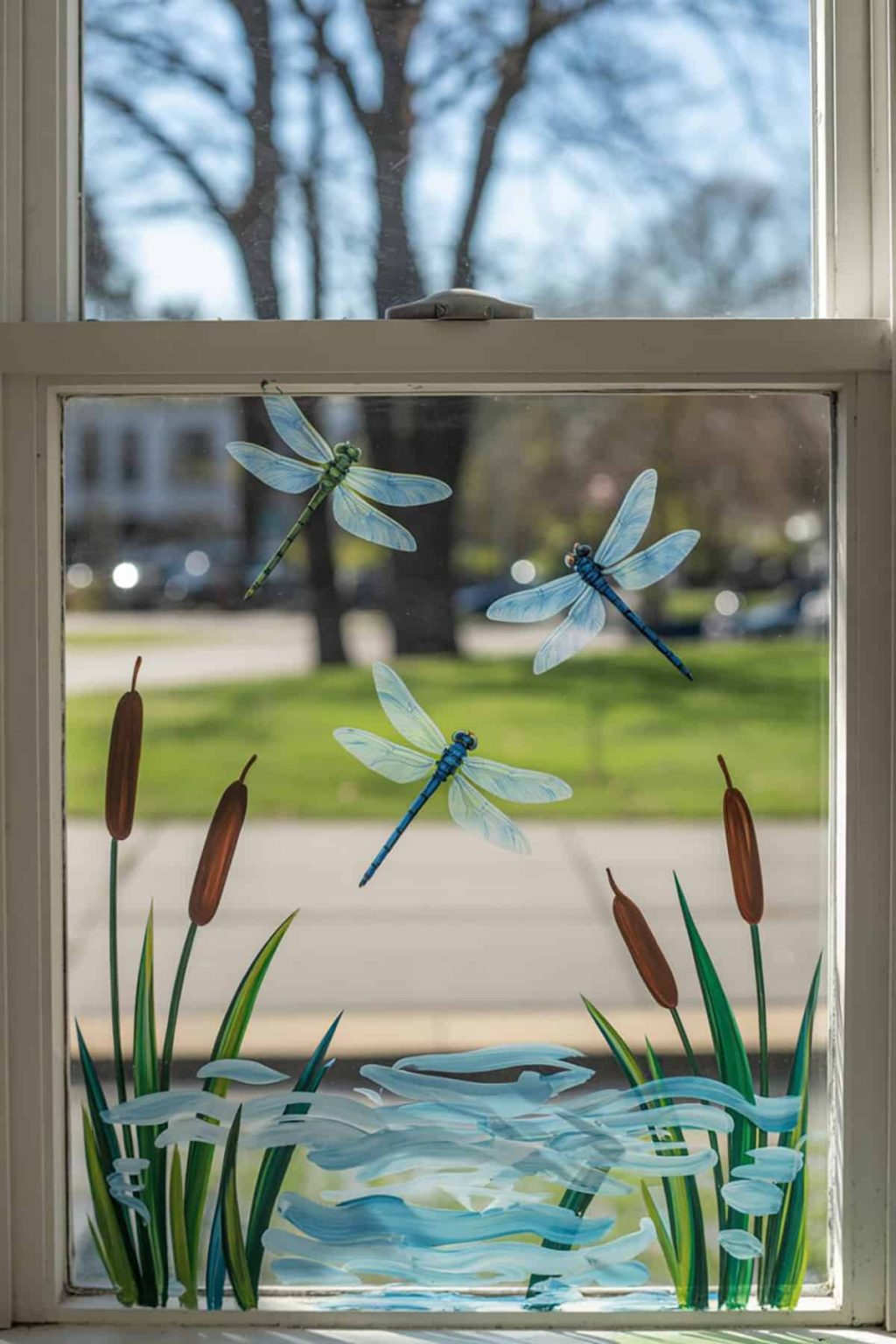 33 Cool & Fun Spring Window Painting Ideas