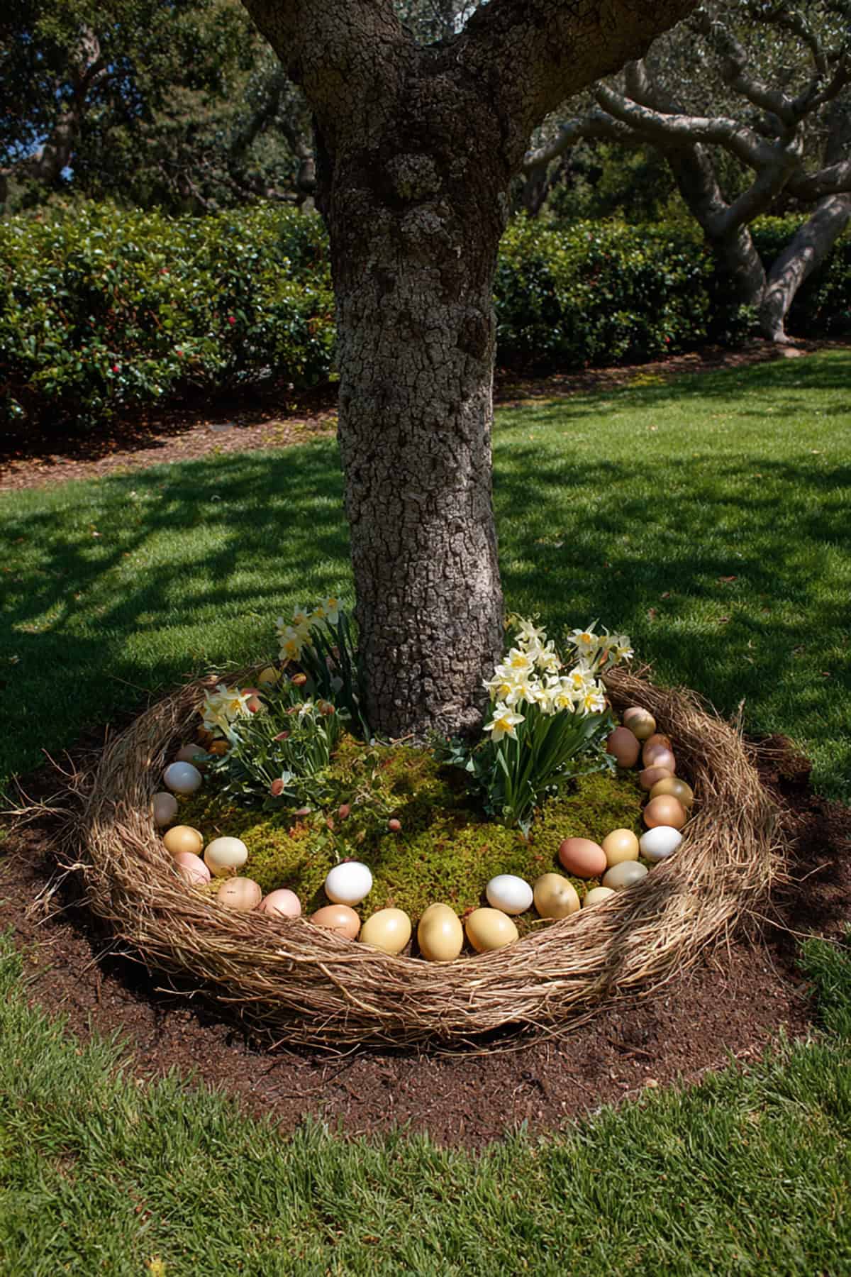 Egg Ring Built Around a Tree