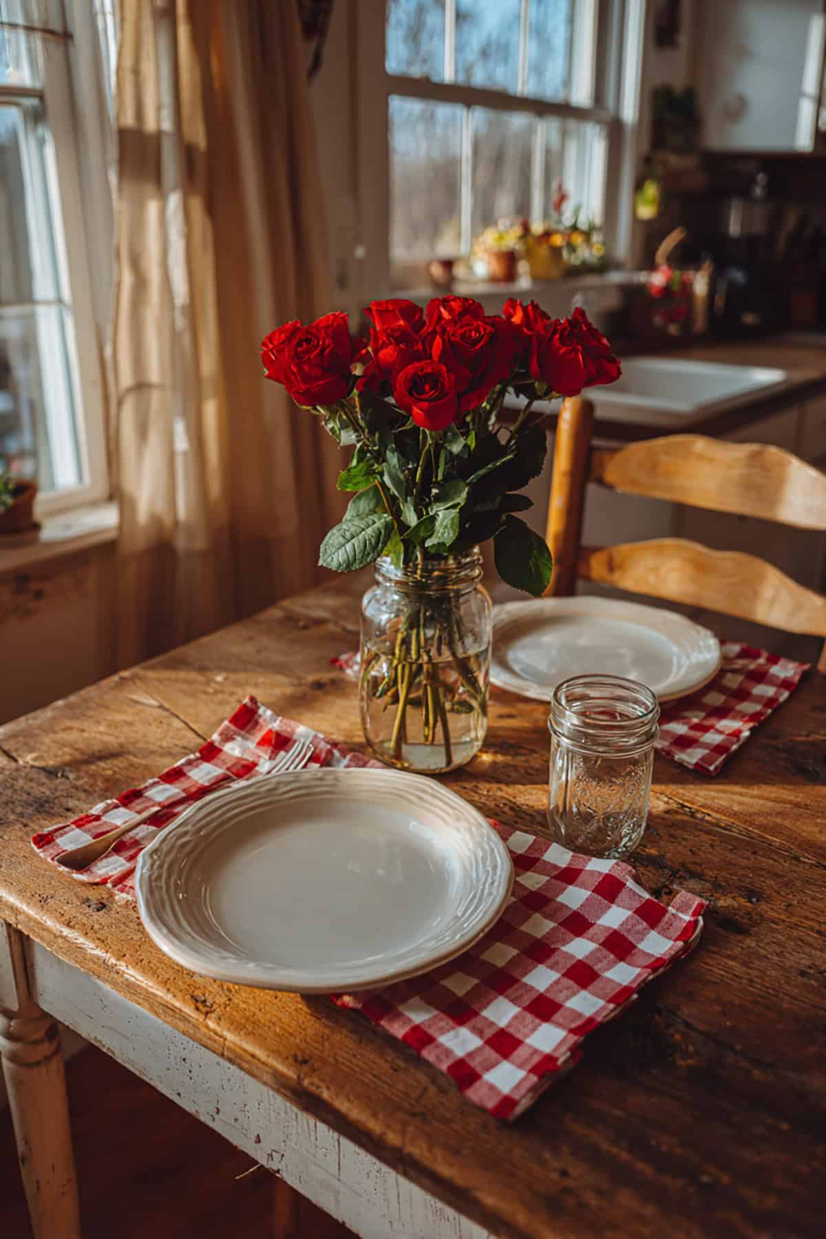 Farmhouse Valentine Table