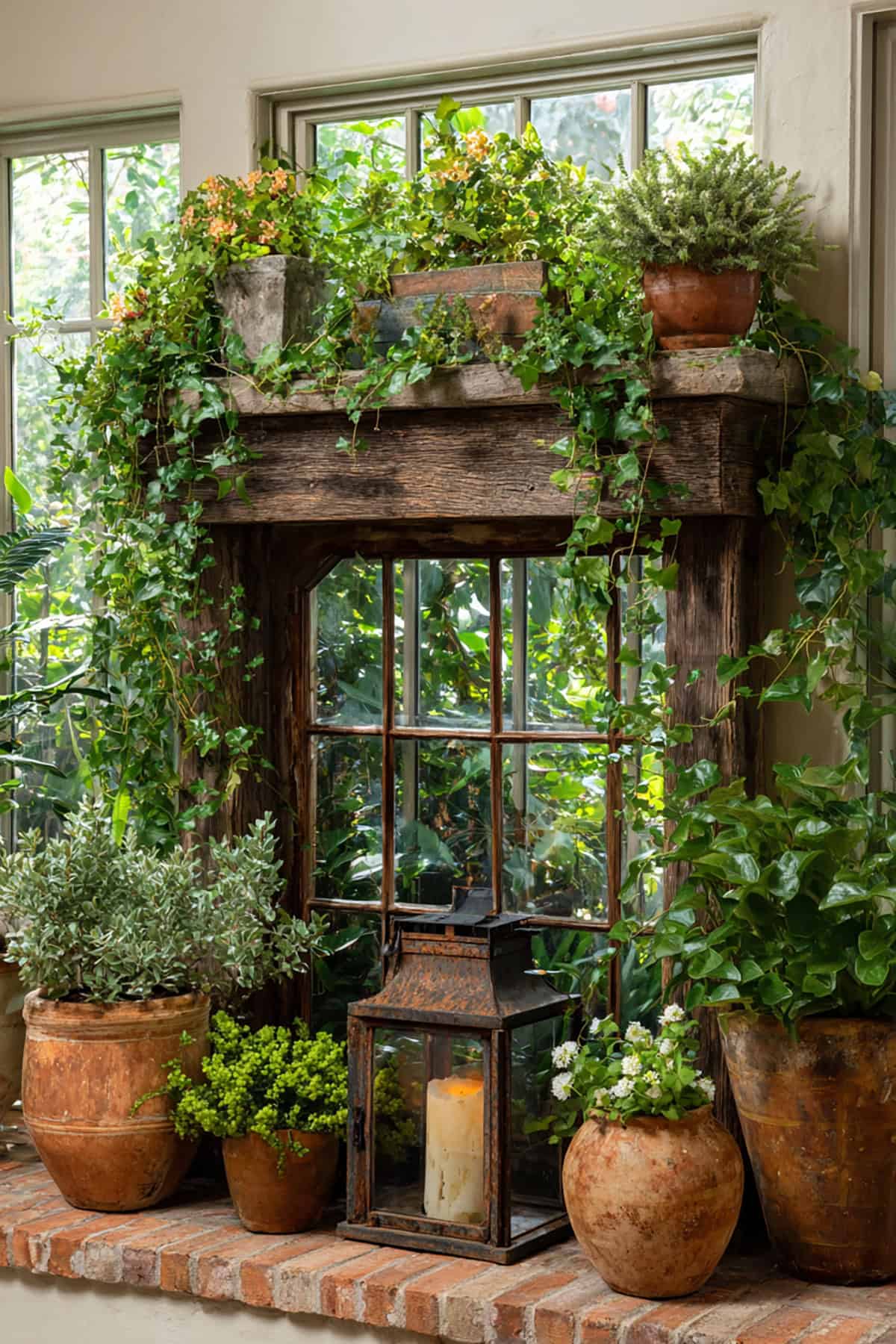 Garden Gate Mantel