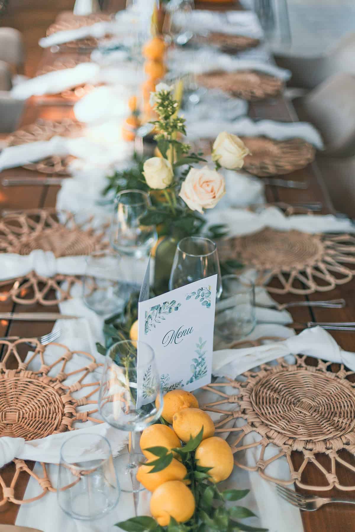 Greenery with Citrus Highlights