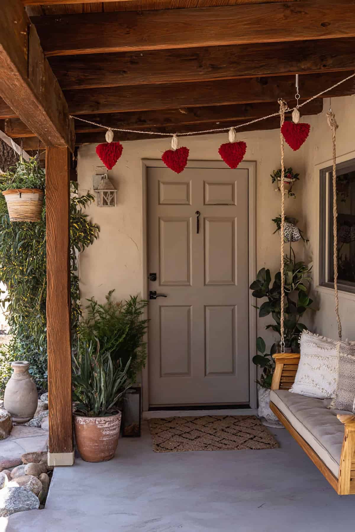 Hanging Tassel Hearts