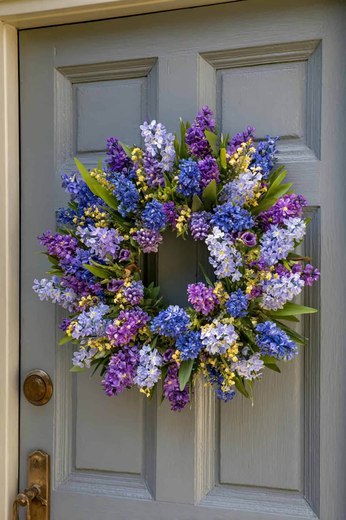 Hyacinth & Grape Hyacinth Wreath