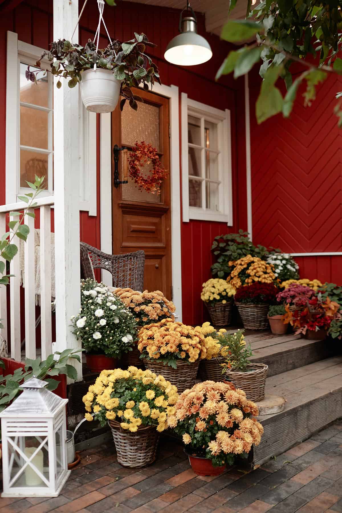 Lanterns with Softly Colored Candles