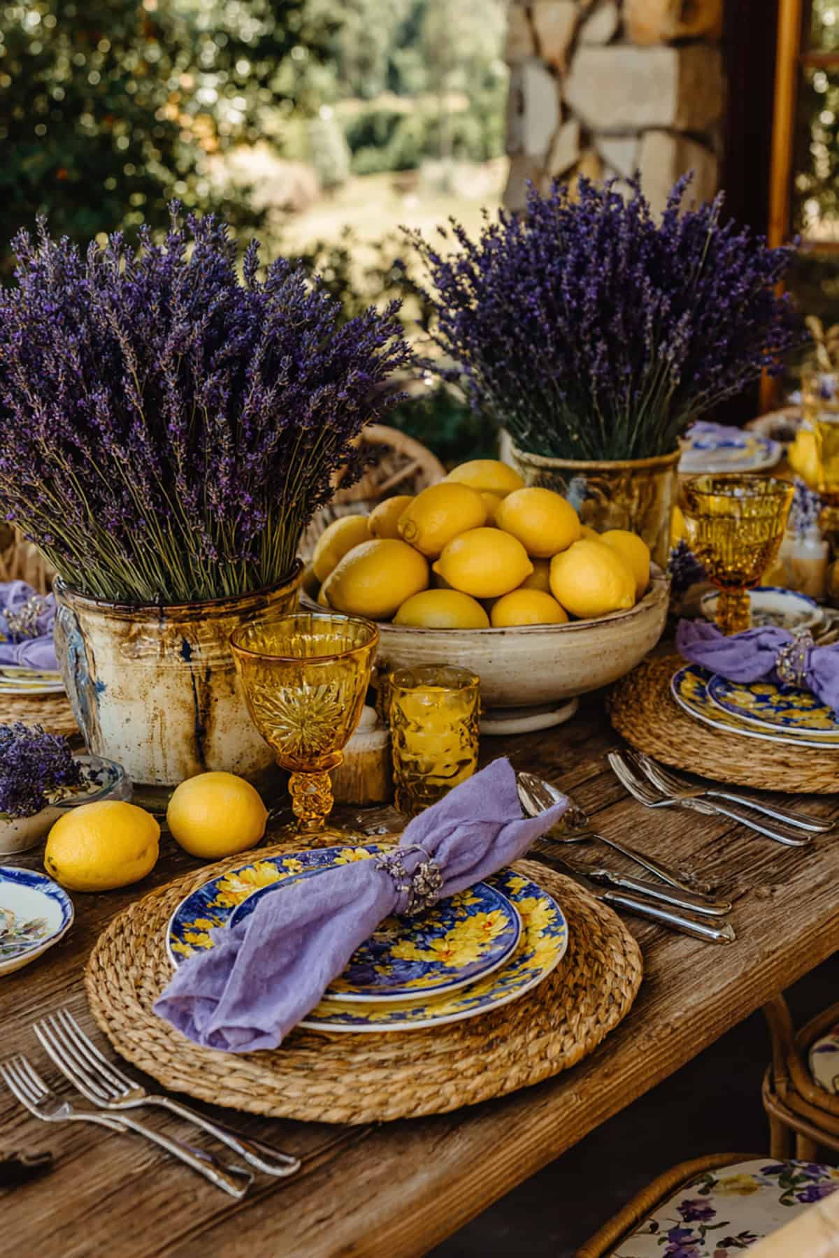 Lemon & Lavender Summer Table