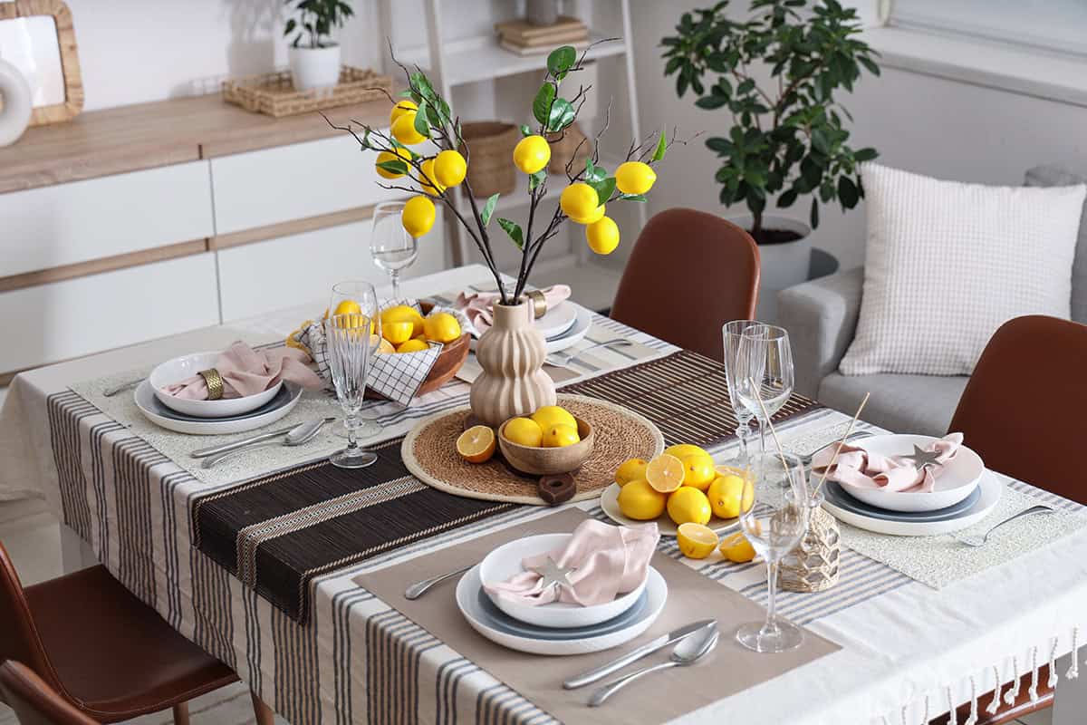 Lemon Table Decor Ideas
