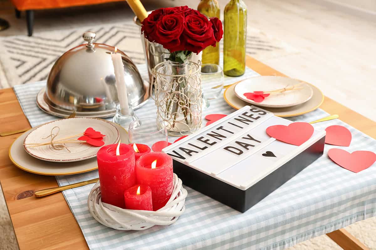 Lightbox Center with Red Candle Block