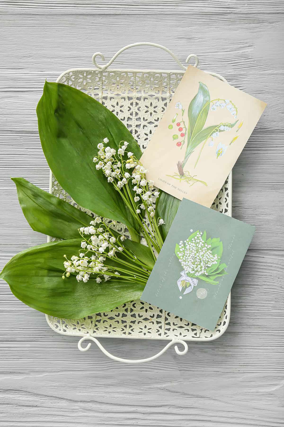 Lily of the Valley with Paper Accents