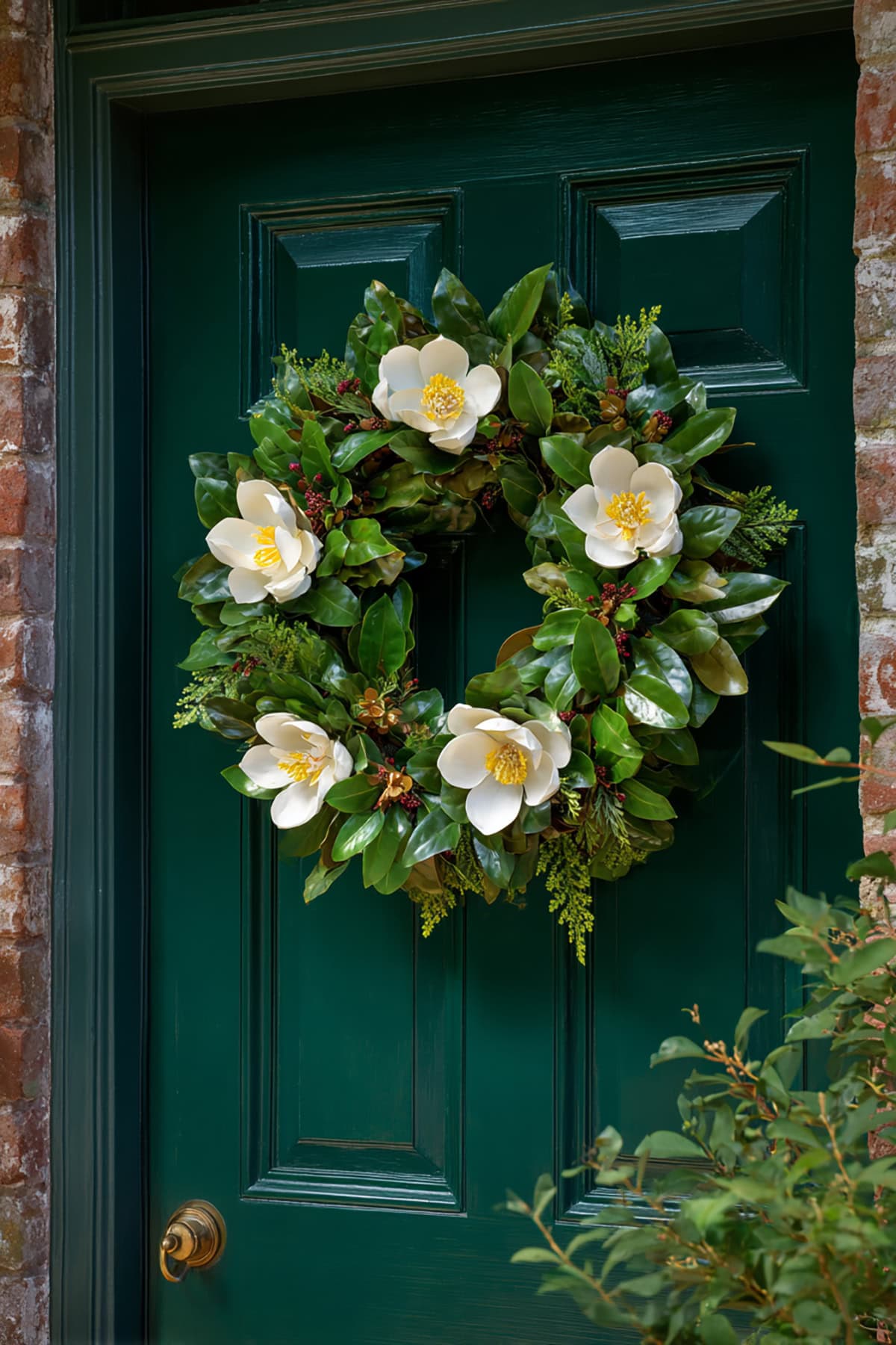 Magnolia & Fern Wreath