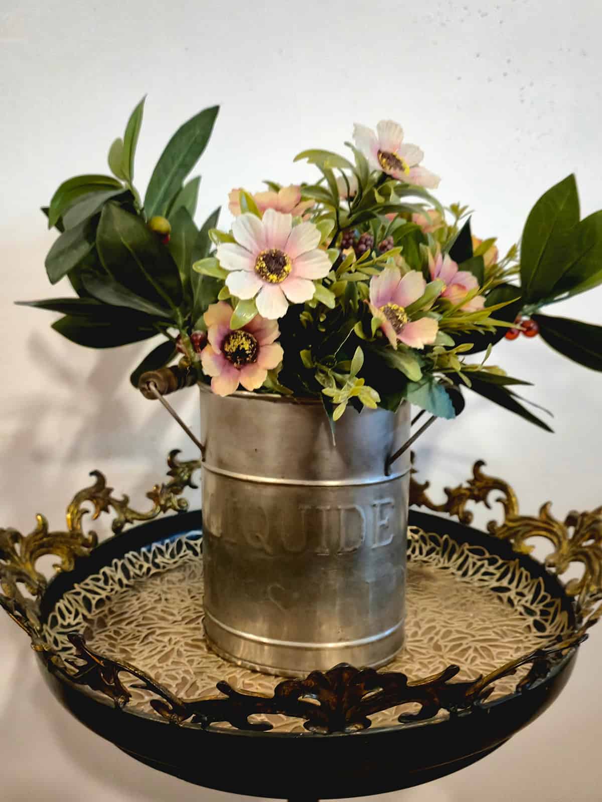 Meadow Style Mix in a Metal Bucket