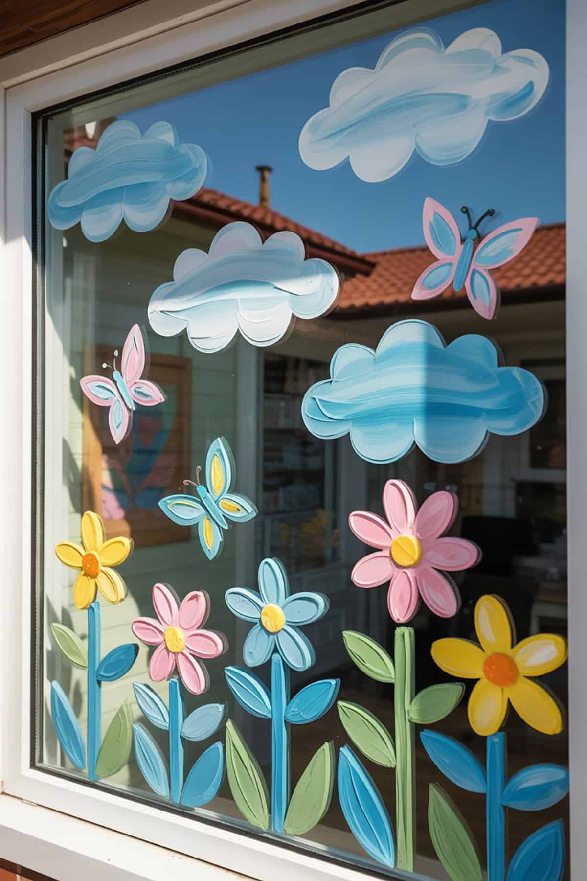 Paper Cut Cloud Shapes