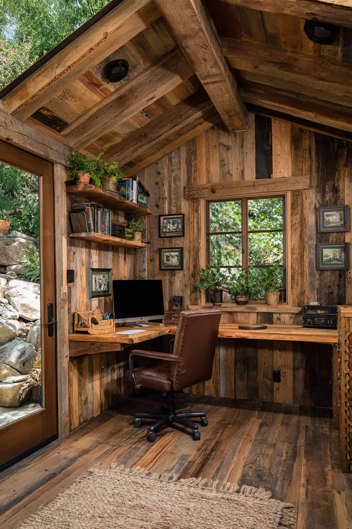 Rustic Wood Cabin Style