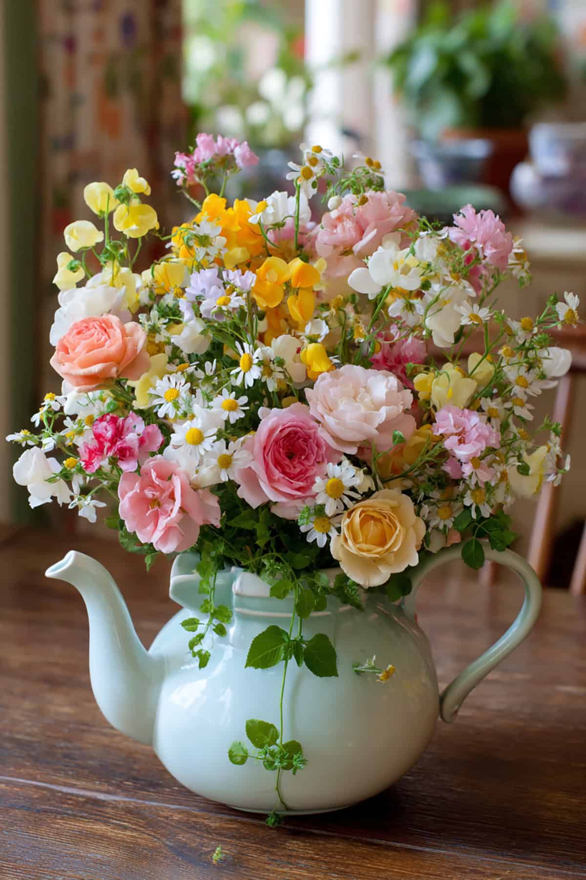 Spring Tea Party Floral Centerpiece