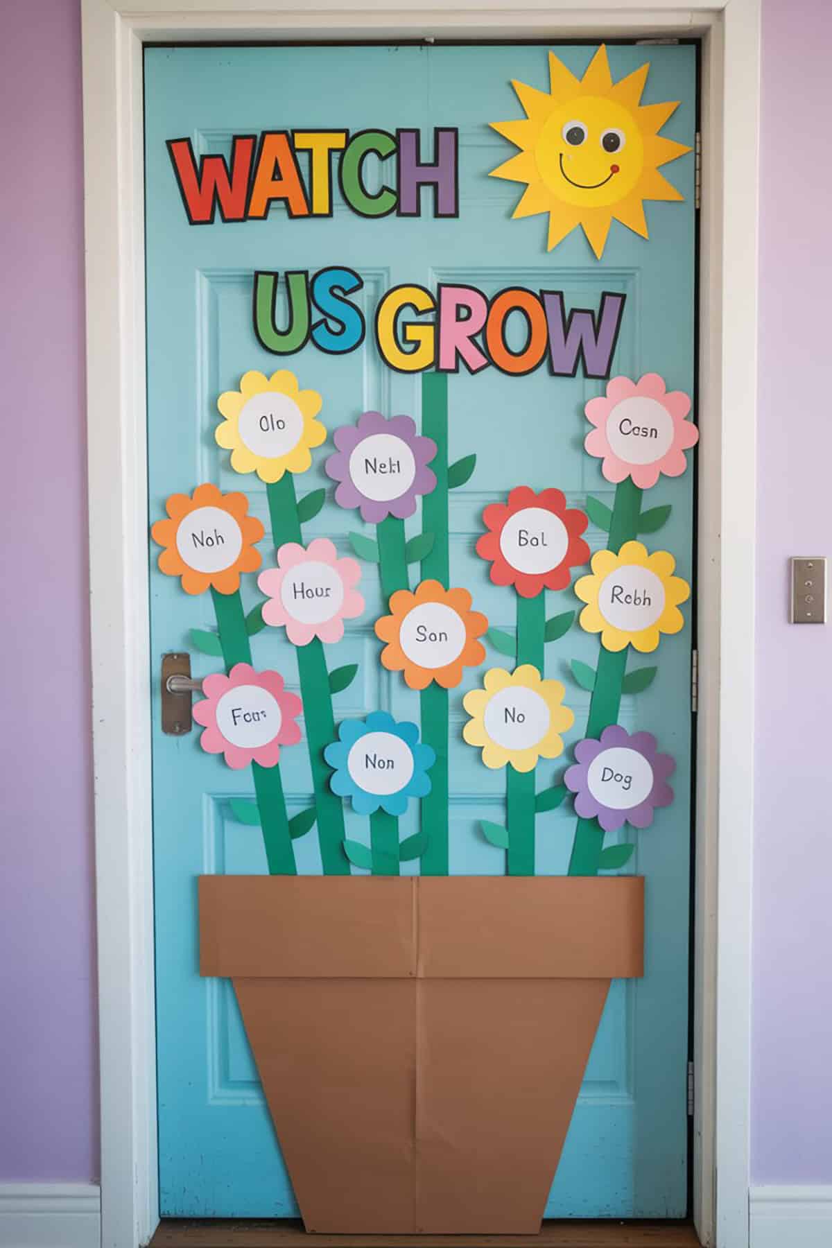 “Watch Us Grow” Flowerpot Door