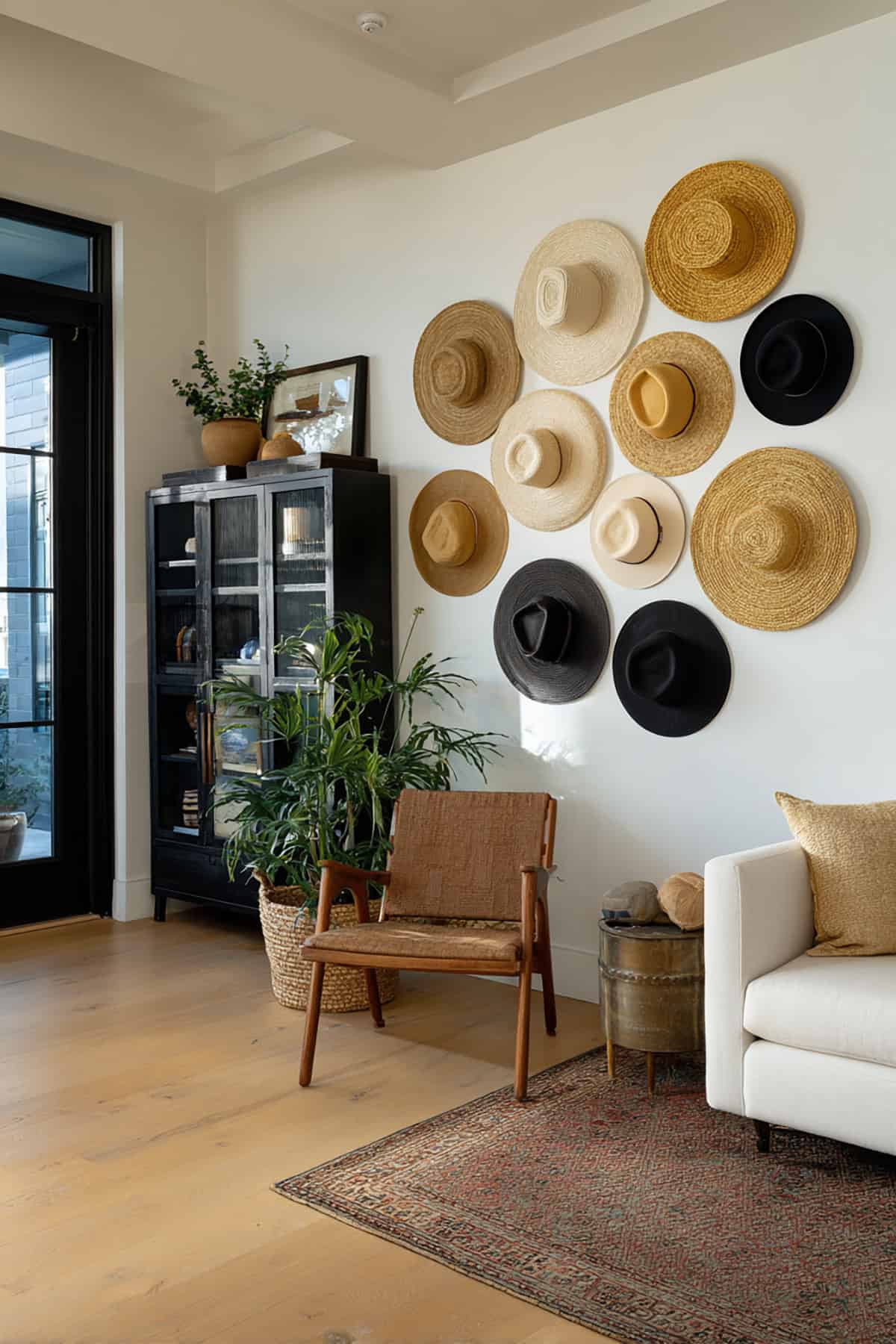 Boho Hat Wall Display