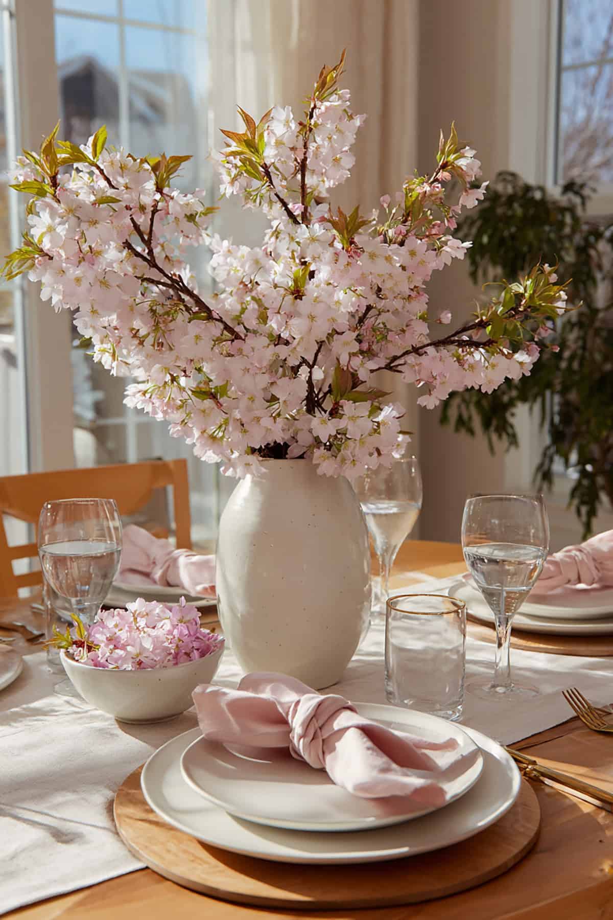 Cherry Blossom Branch Centerpiece