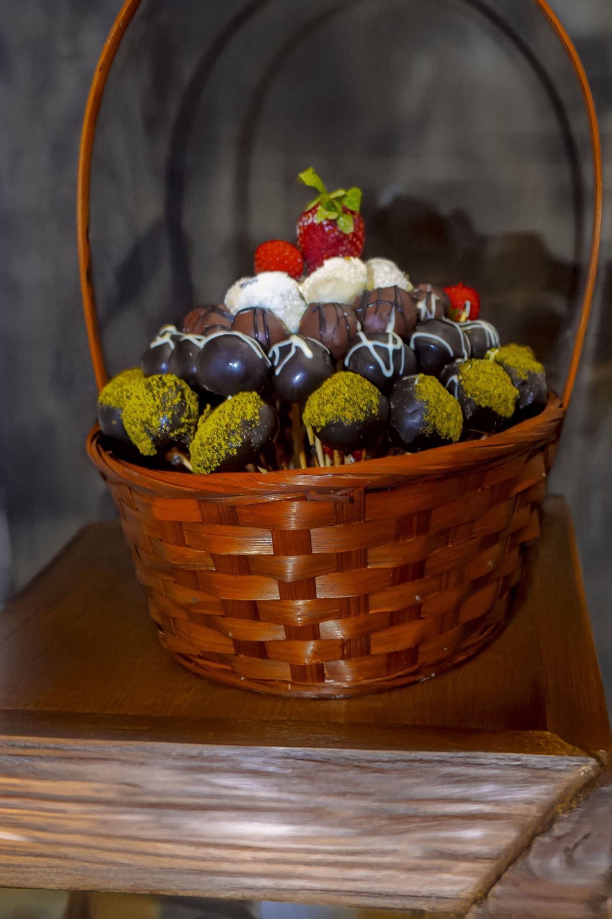 Chocolate Bouquet Basket