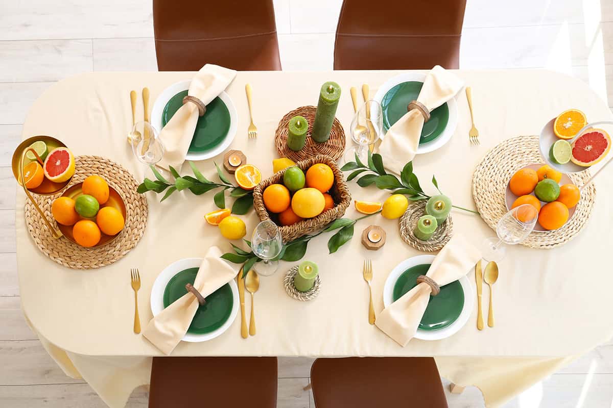 Citrus Grove Dinner Table