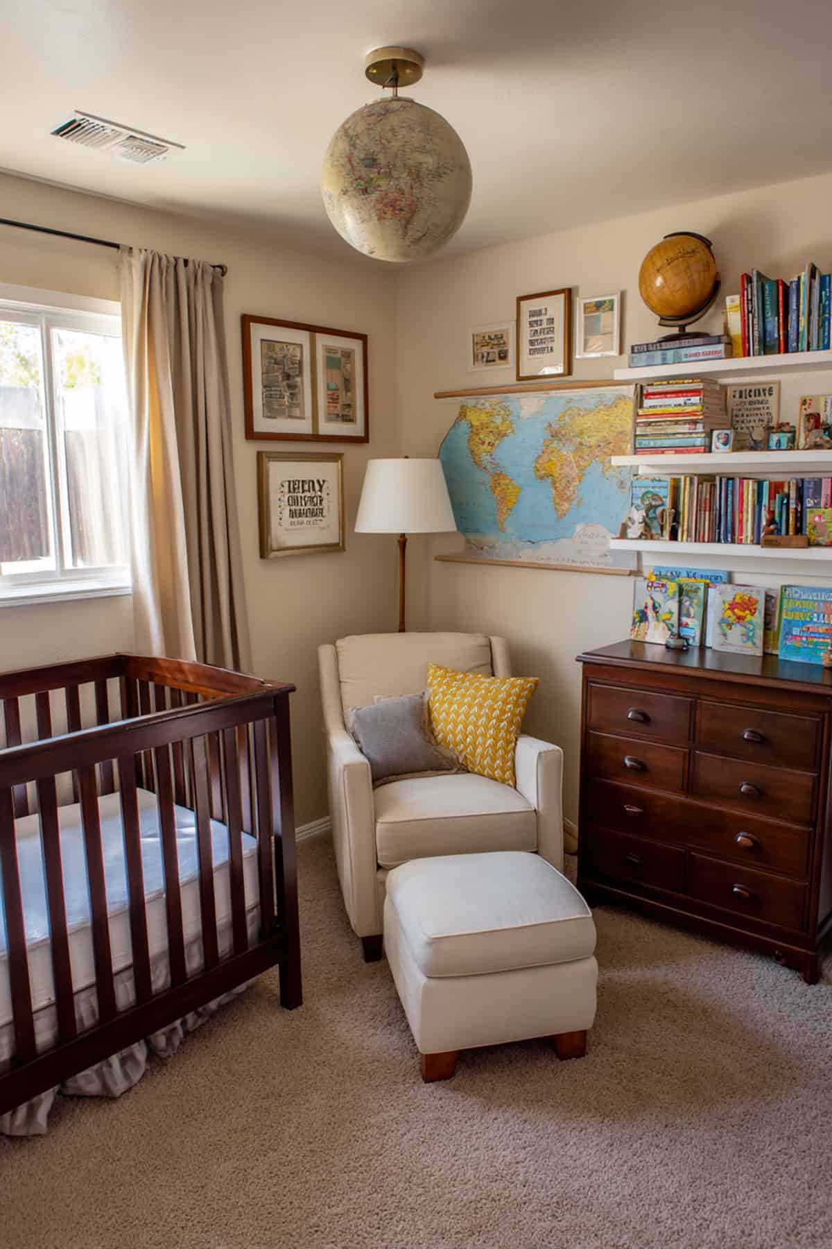 Classic Literature Nursery With Little Library Corner