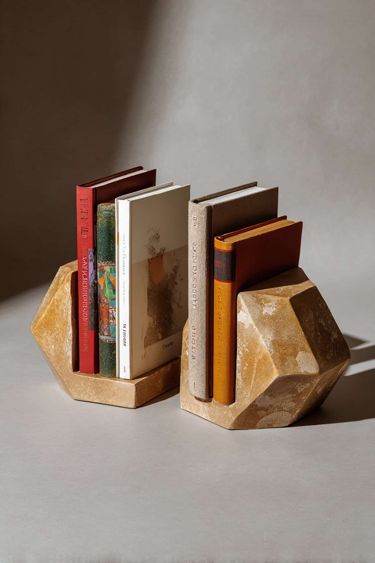 Clay Bookends