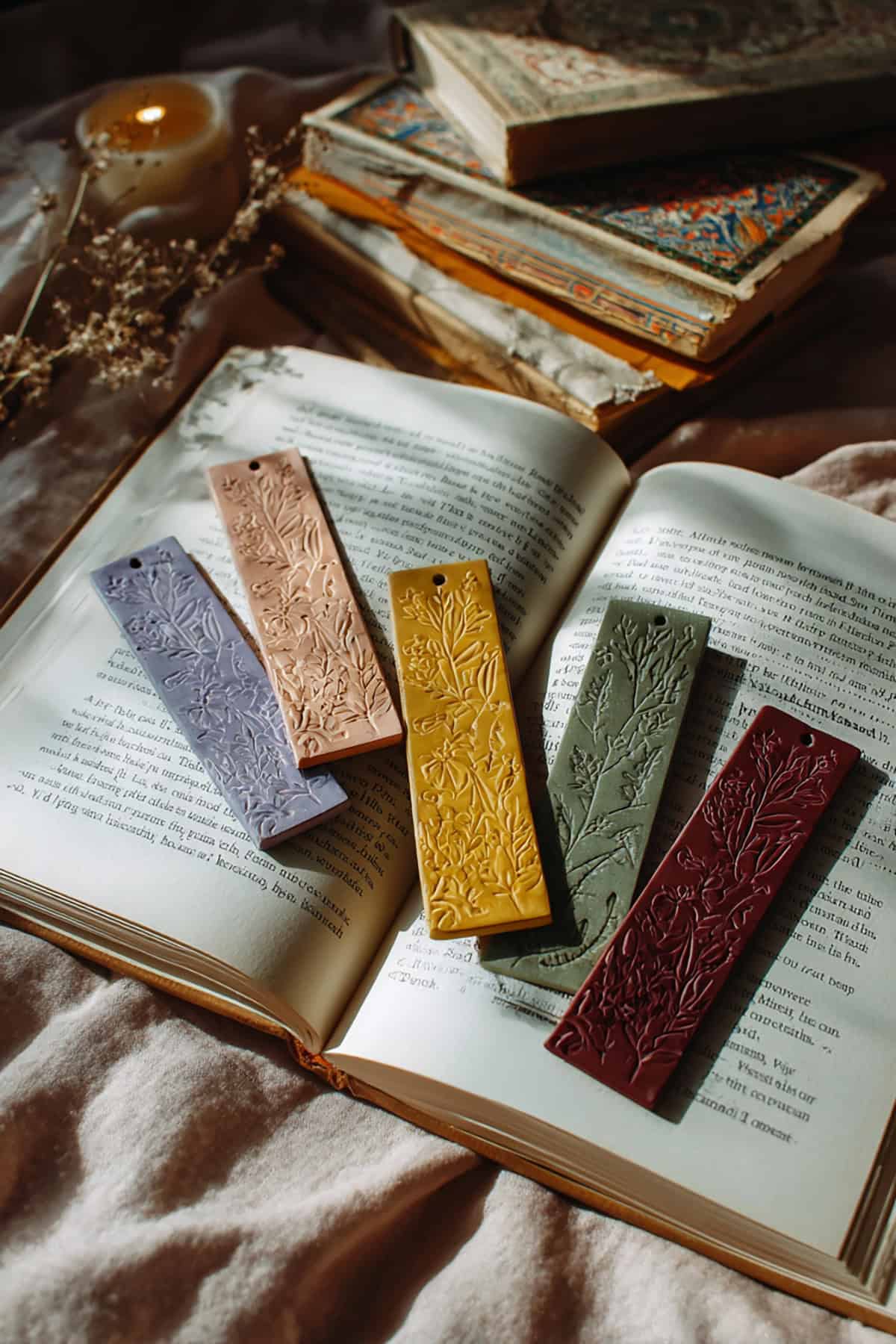 Clay Bookmarks