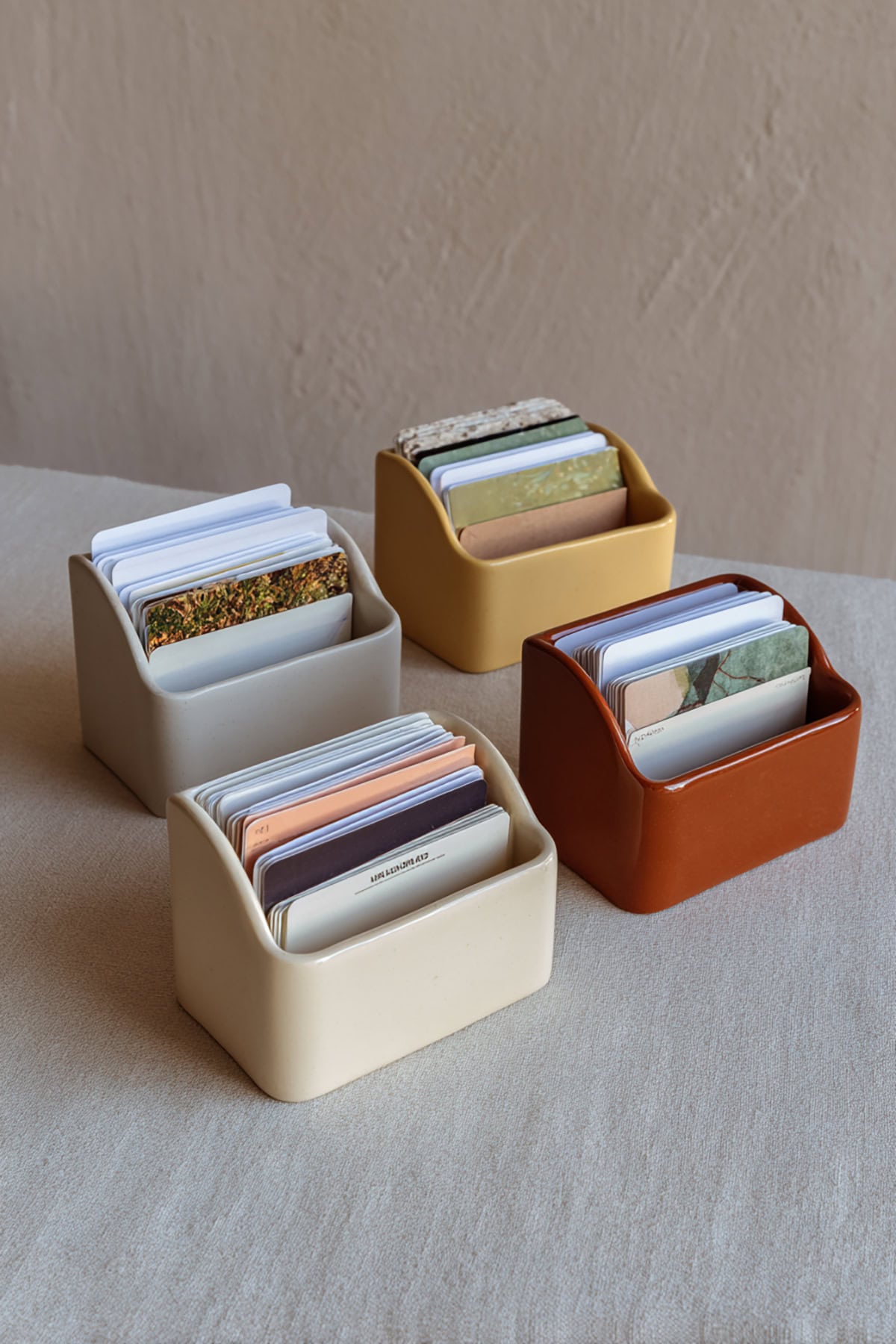Clay Business Card Holders