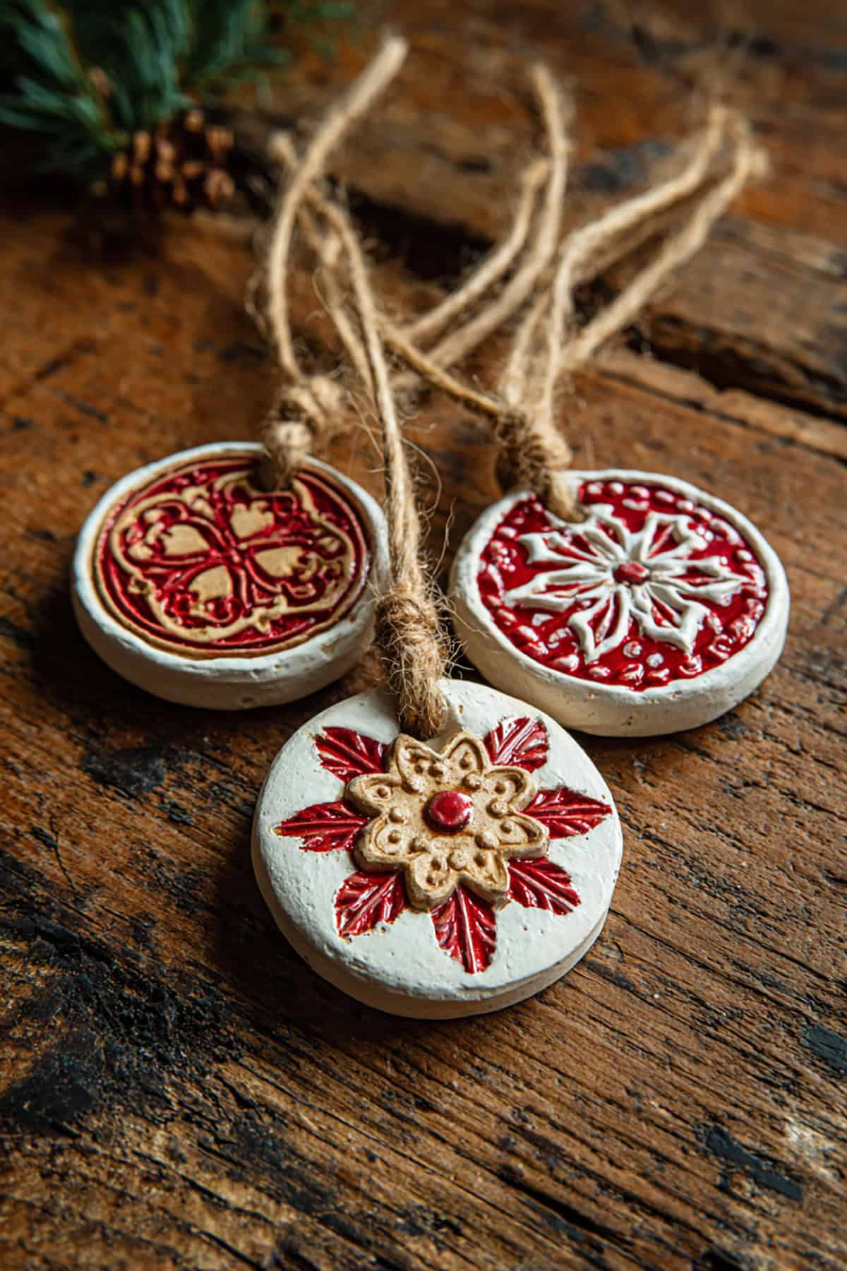 Clay Holiday Ornaments