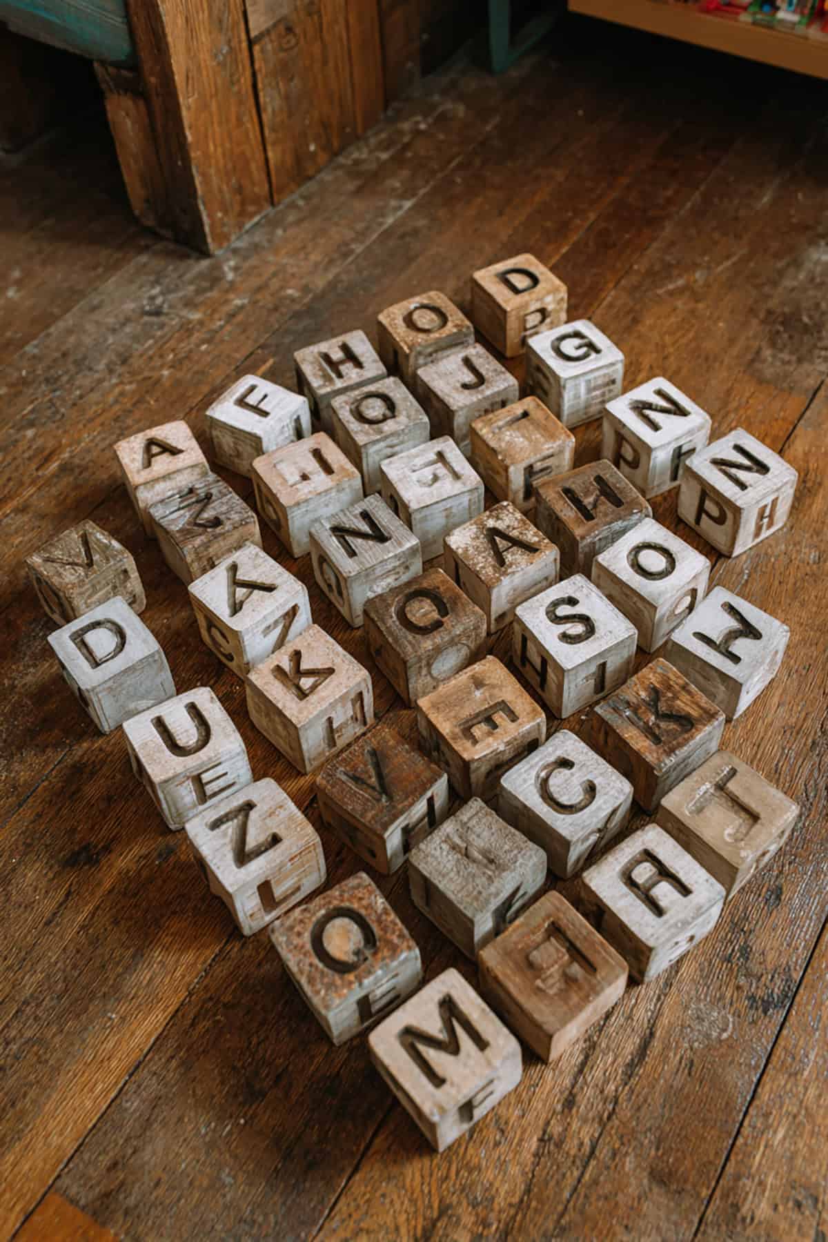 Clay Letter Blocks
