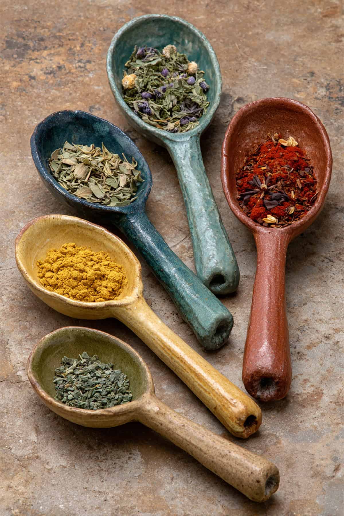 Clay Spoons and Scoops