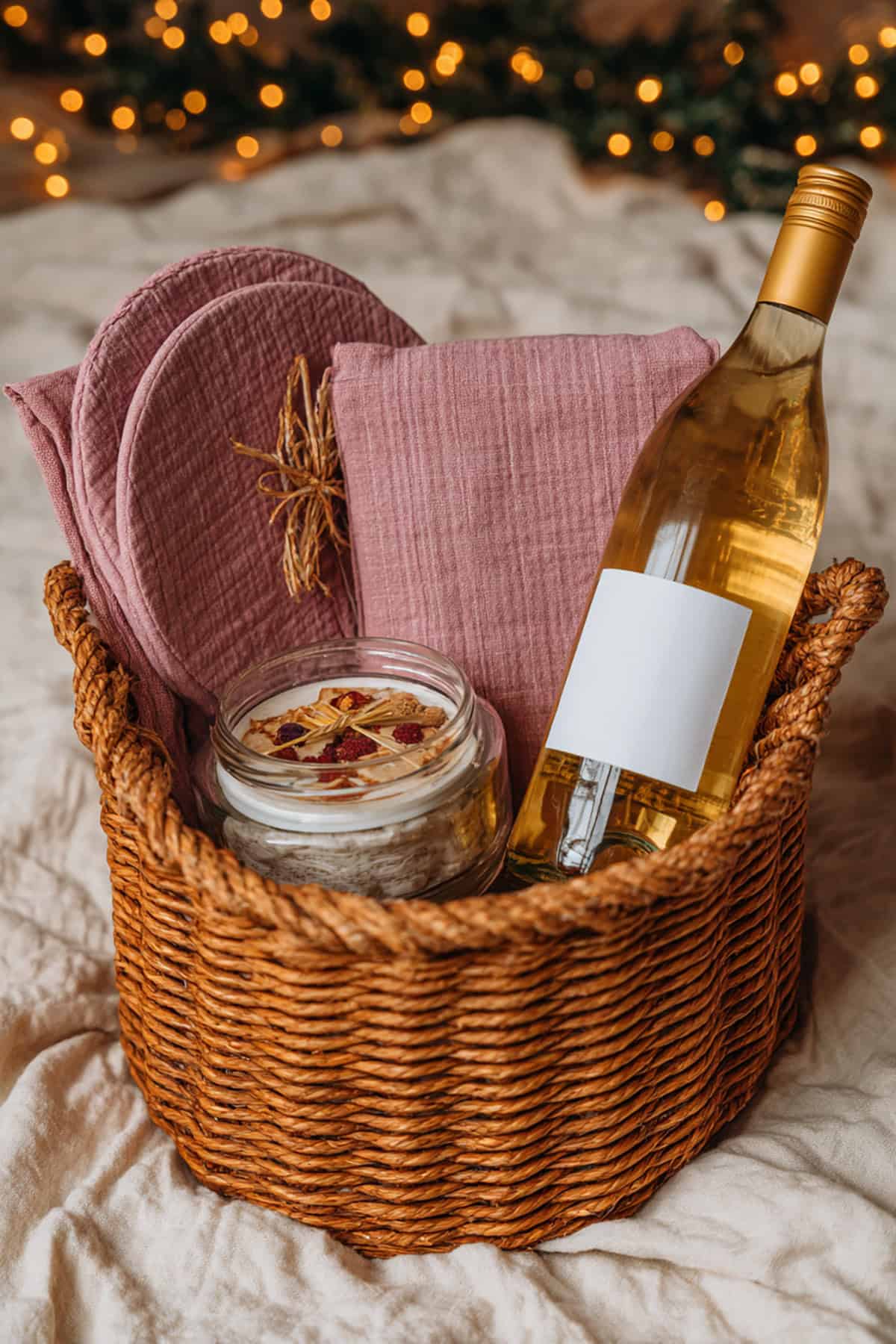 Cozy “At Home Date” Basket