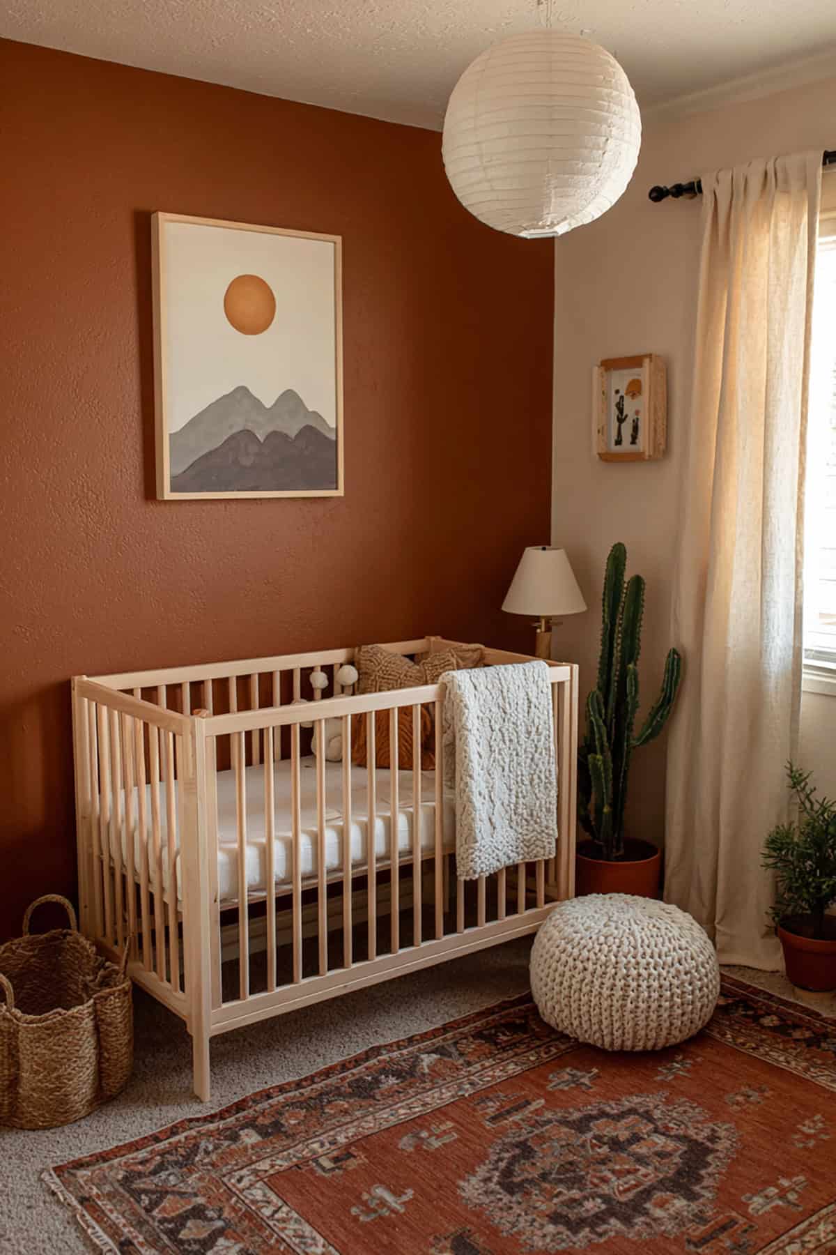 Desert Southwest Nursery With Terracotta + Sand