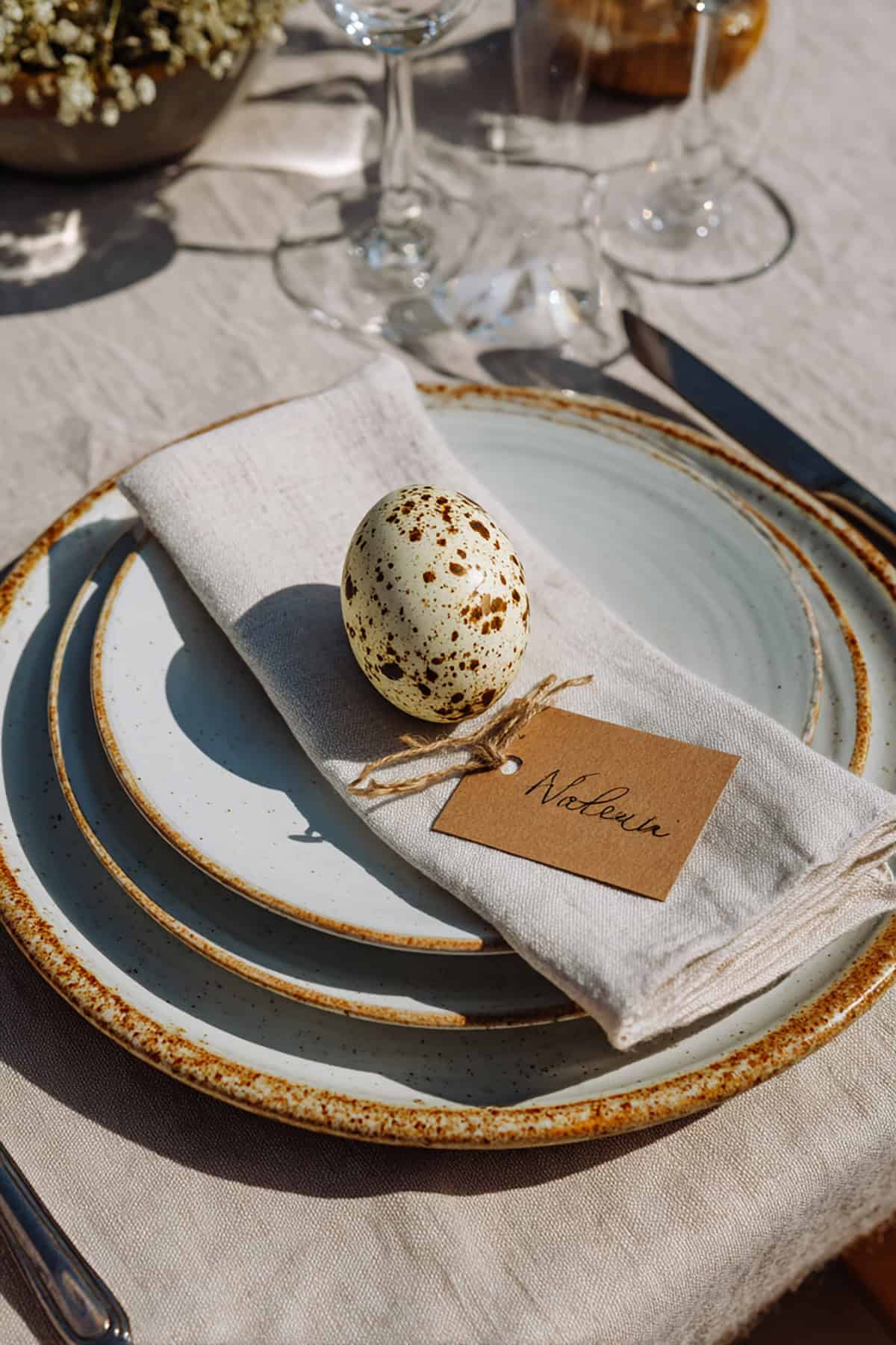 Egg Place Cards