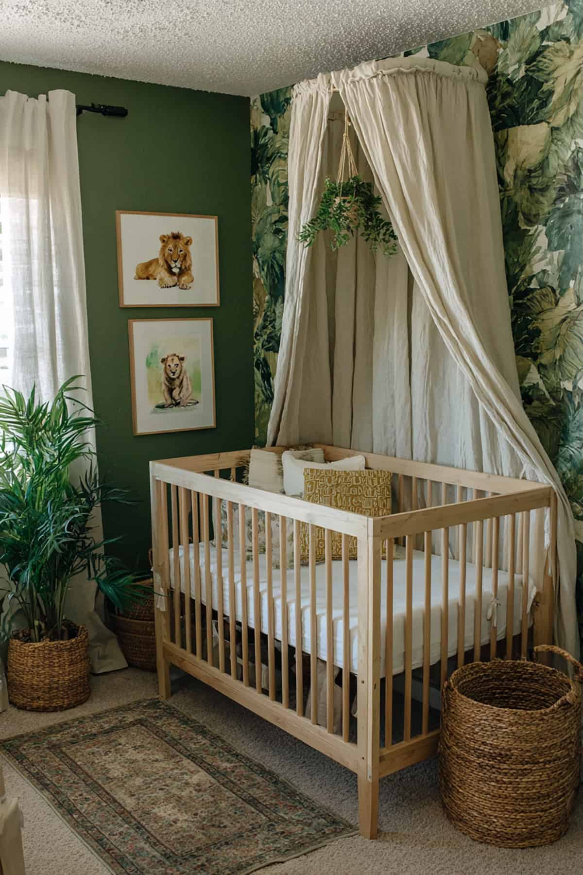 Jungle Canopy Nursery With Botanical Calm