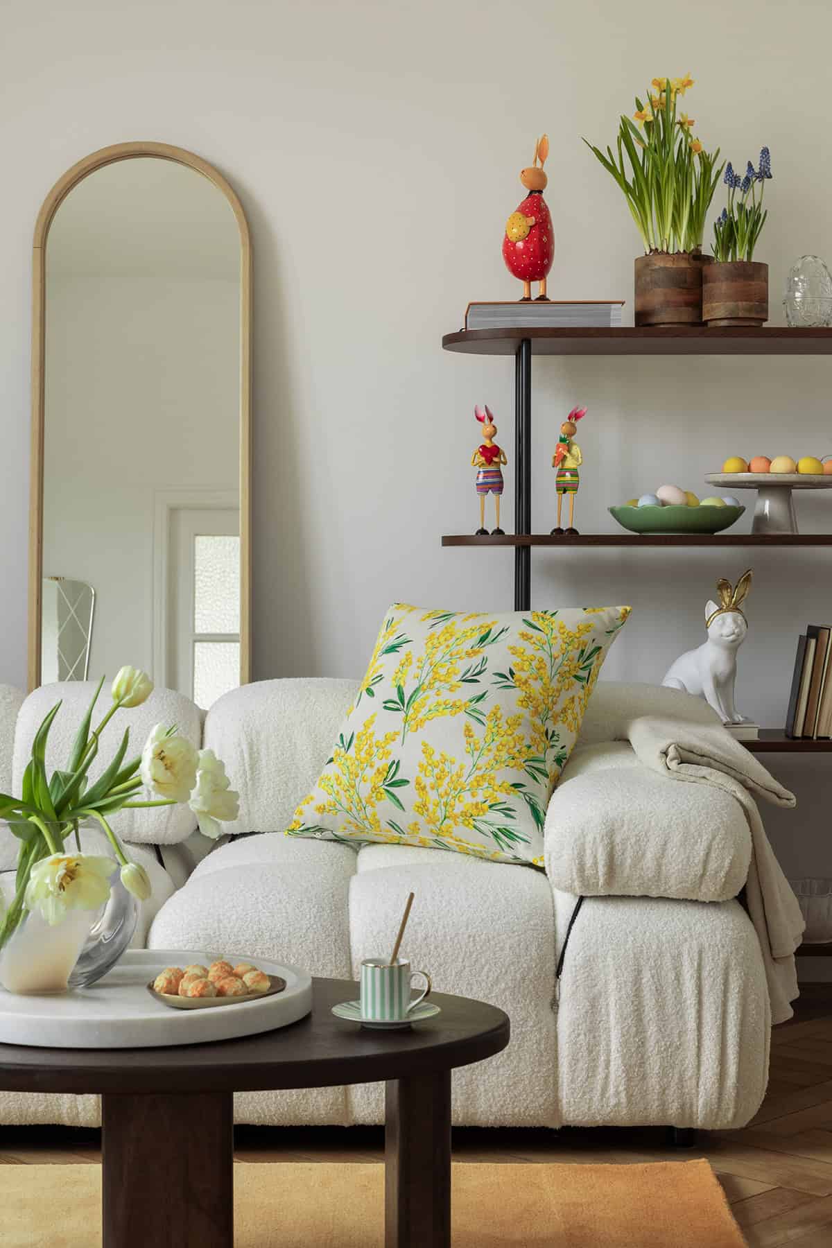 Living Room Easter Touches