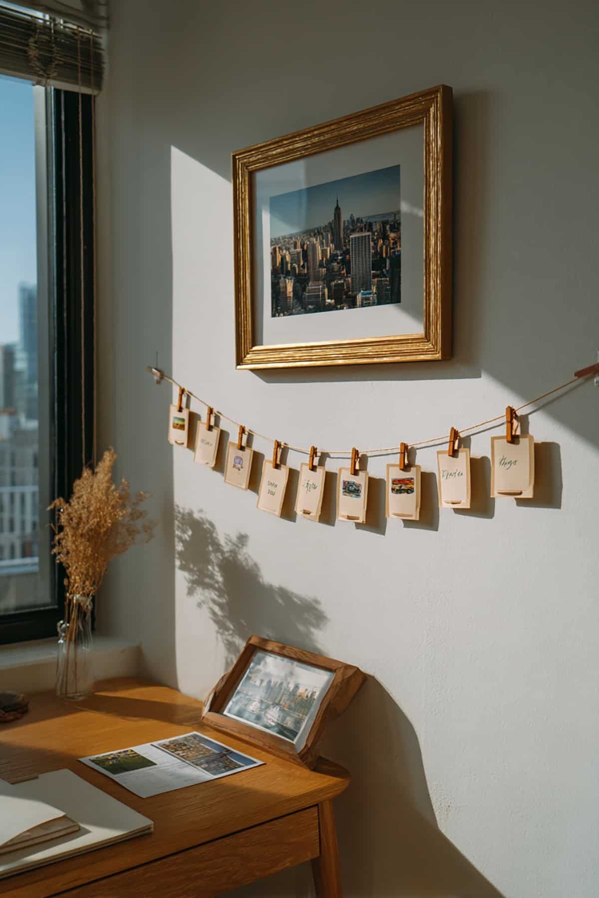 Luggage Tag Banner With City Names