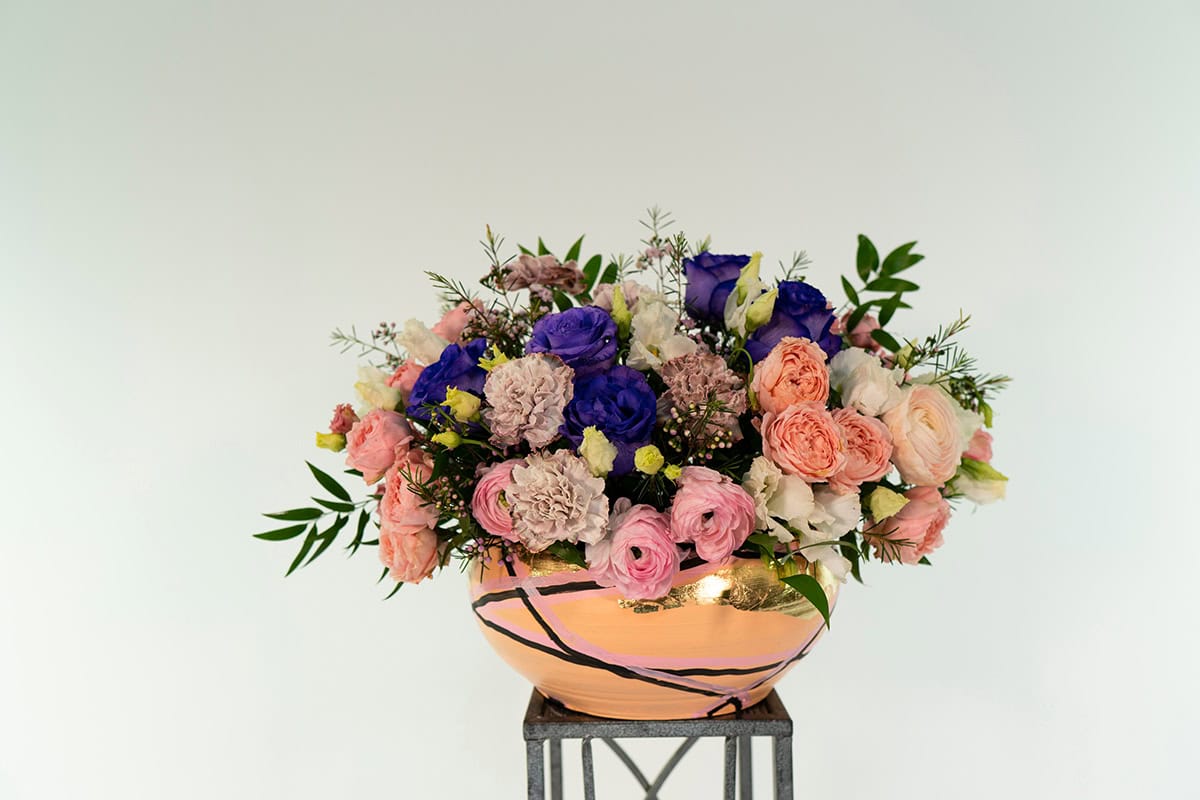 Modern Flower Bowl Basket