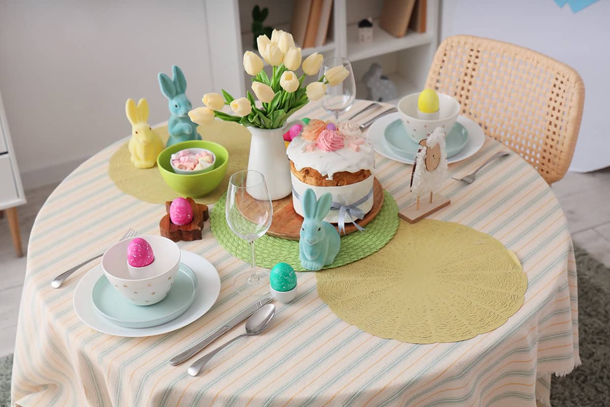 Pastel Bunny Brunch Table