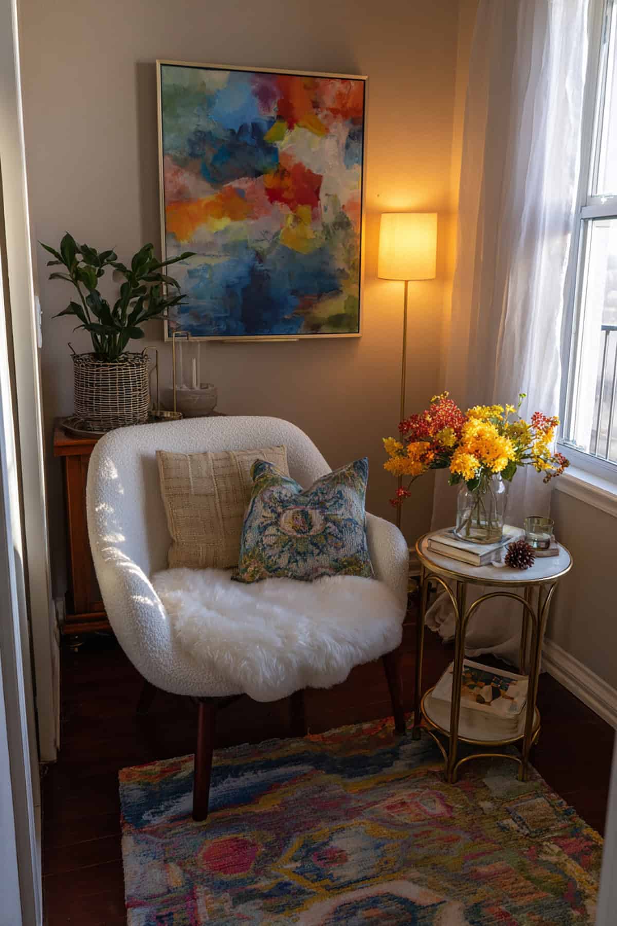 Spring Reading Nook