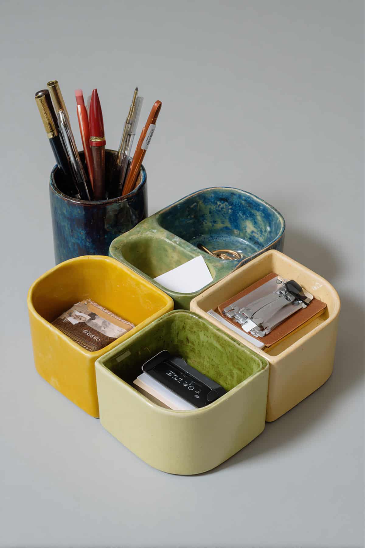 Today Clay Desk Organizers