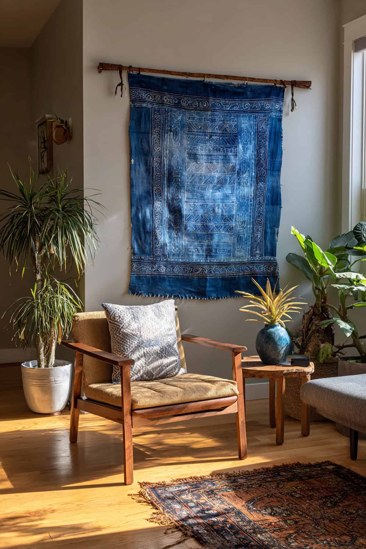 Vintage Textile Wall Hanging