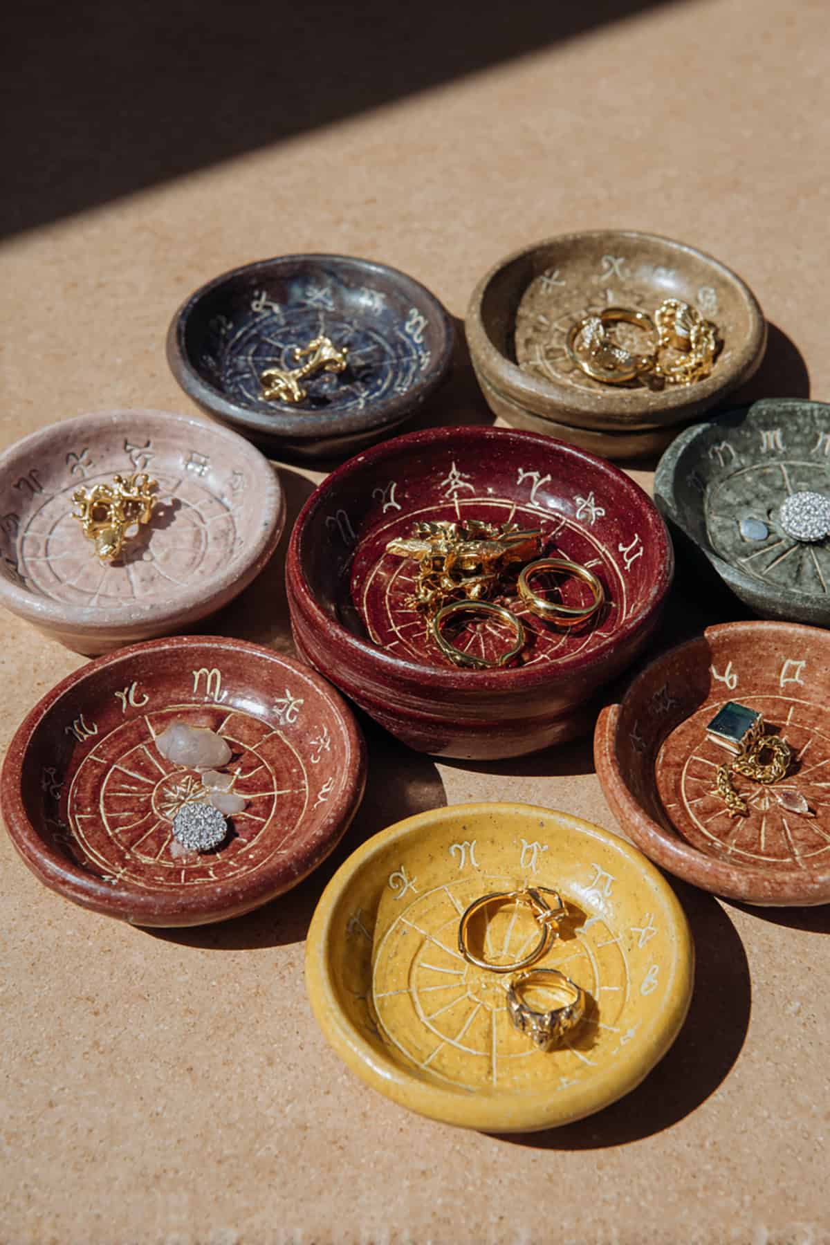 Zodiac Themed Clay Dishes