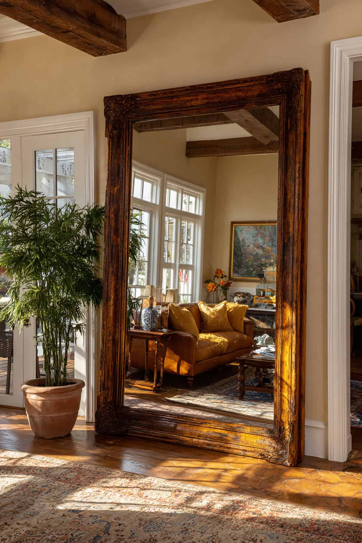 Antique Distressed Farmhouse Mirrors 2