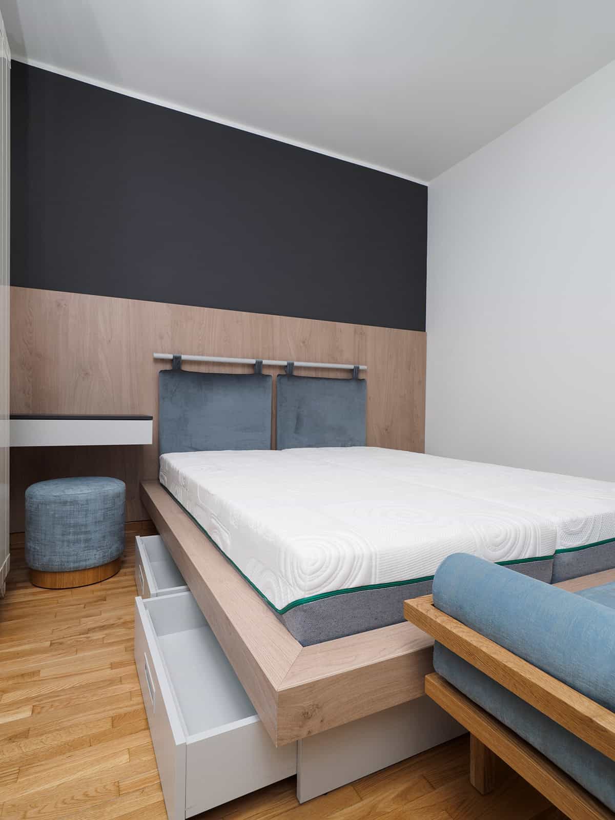 Bed Frame With Built In Drawers