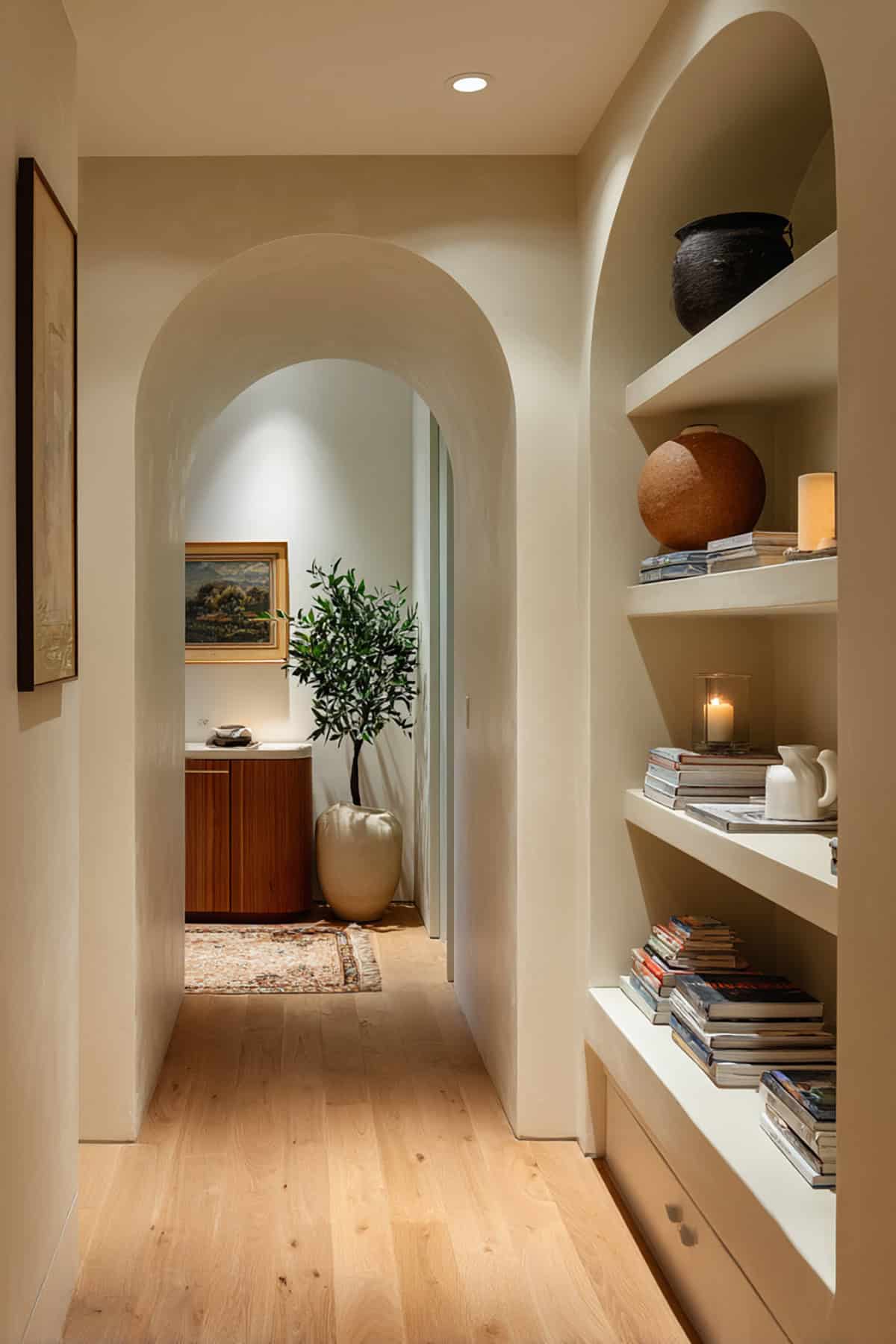 Built In Arch Alcove