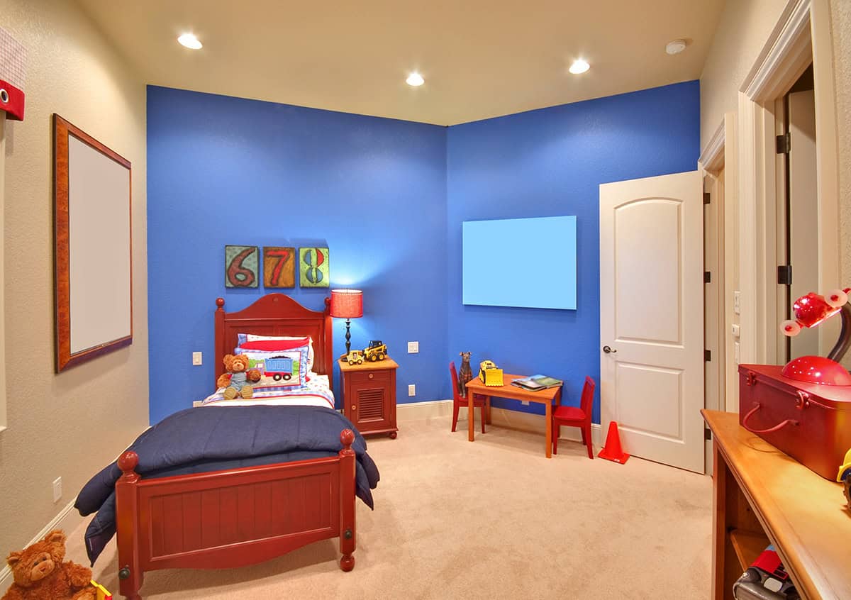 Classic Blue Room With Toy Table