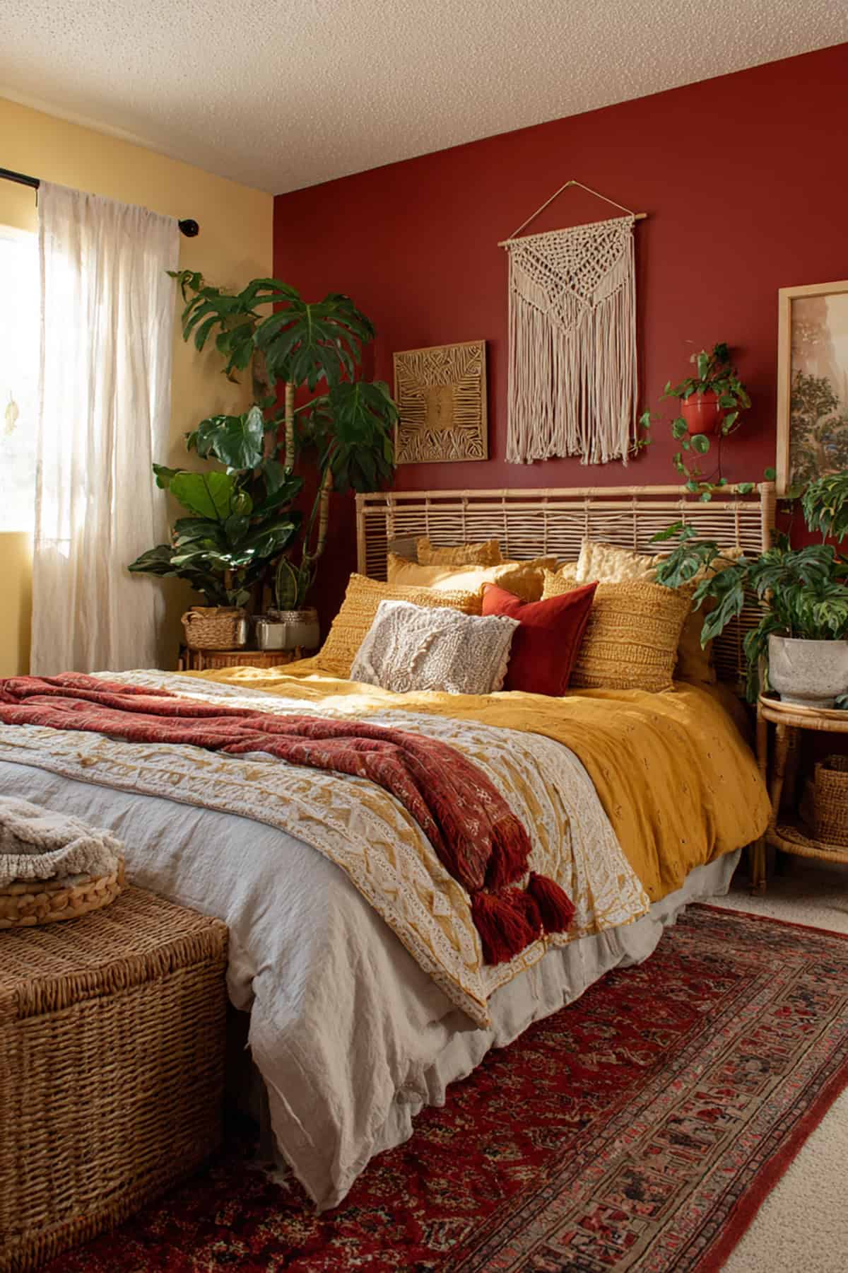 Combine Bohemian Chic Red with Light Yellow