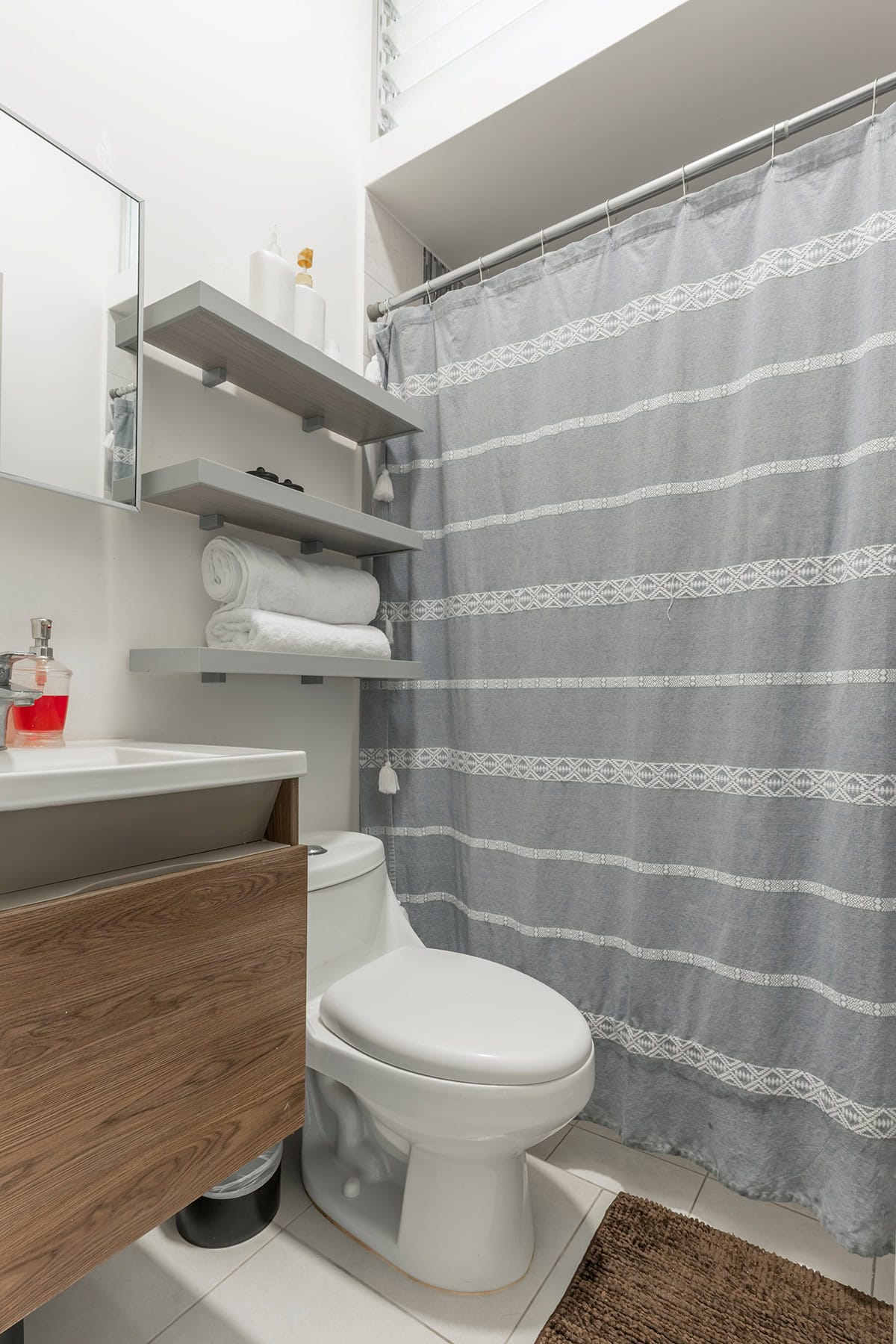 Floating Shelves To Free Up Floor Space